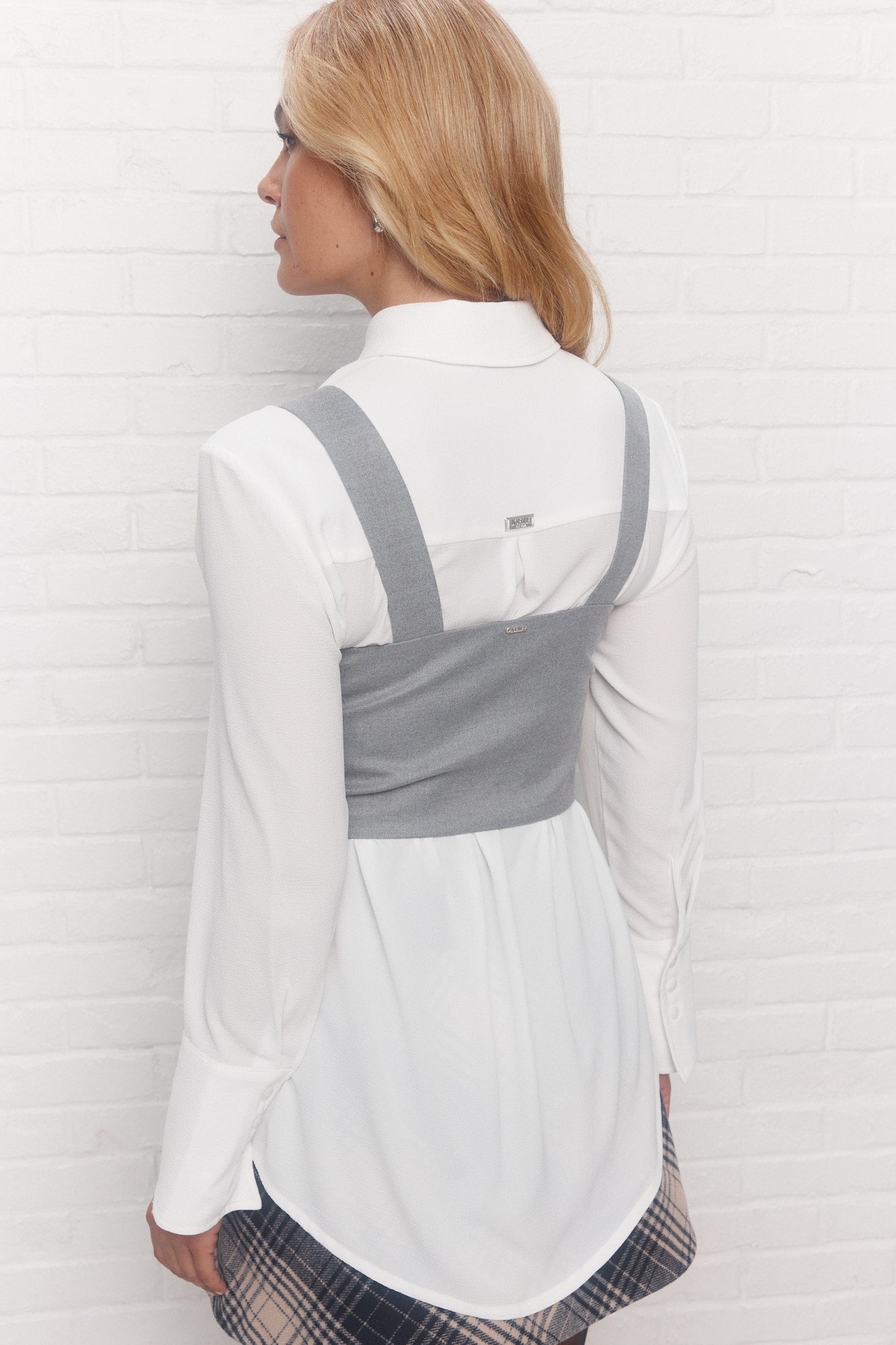 Syd | Camisole corsage grise