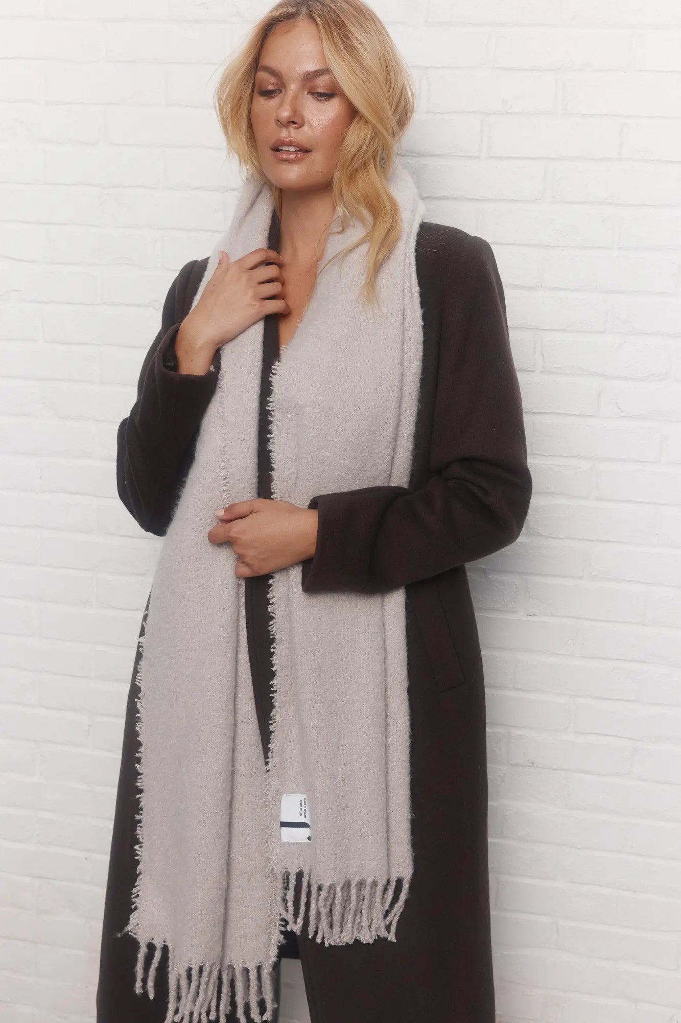 Foulard gris | Zene JOELLE Collection