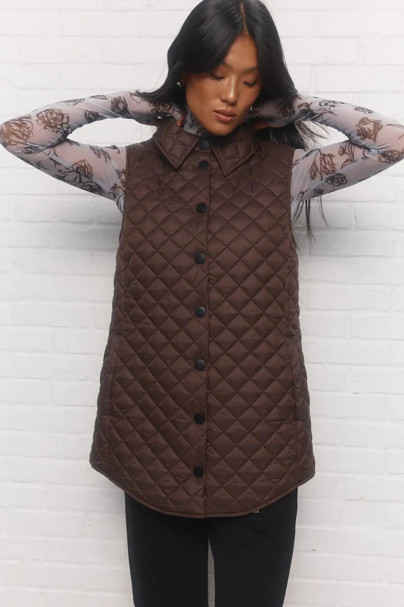 Veste marron | Jayzy JOELLE Collection