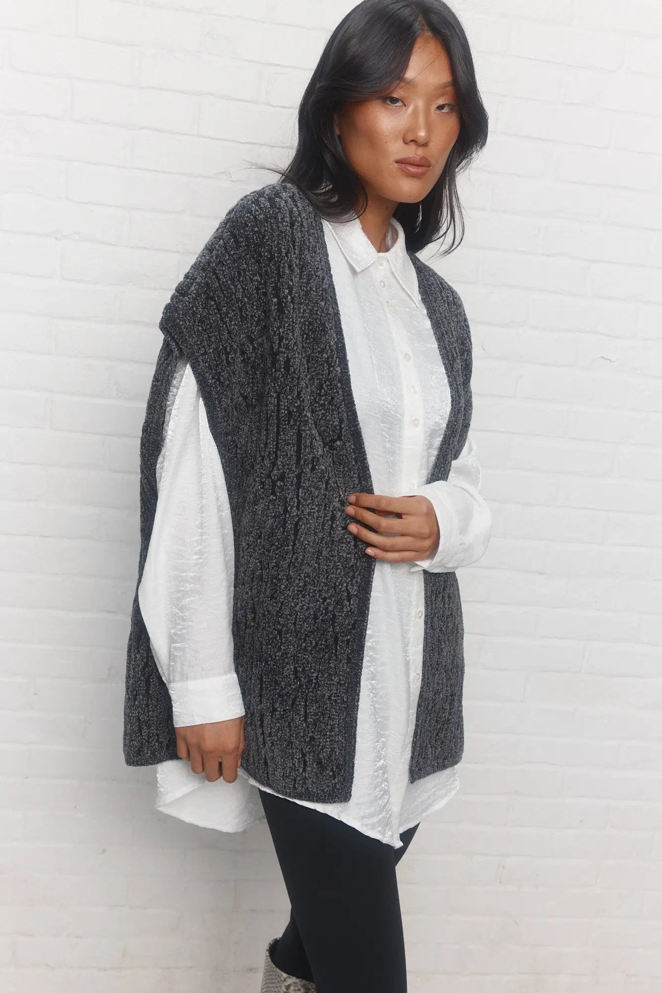 Veste gris et noir | Laurena JOELLE Collection