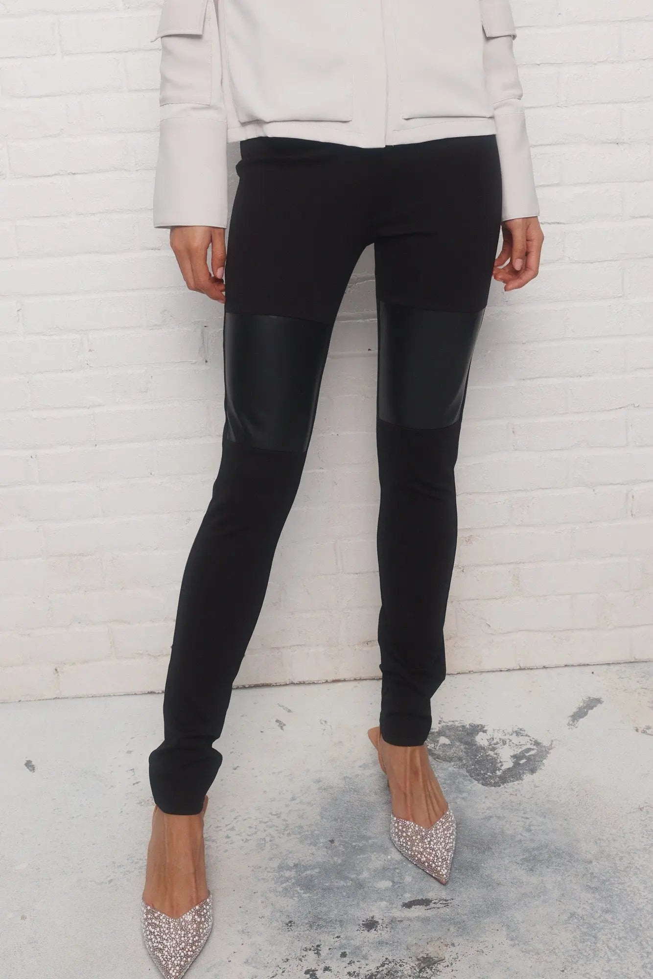 Louiselle | Pantalon legging noir JOELLE Collection