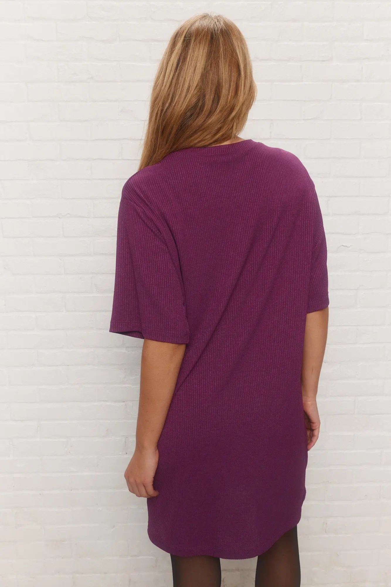 Kara | Robe t-shirt  magenta ample JOELLE Collection