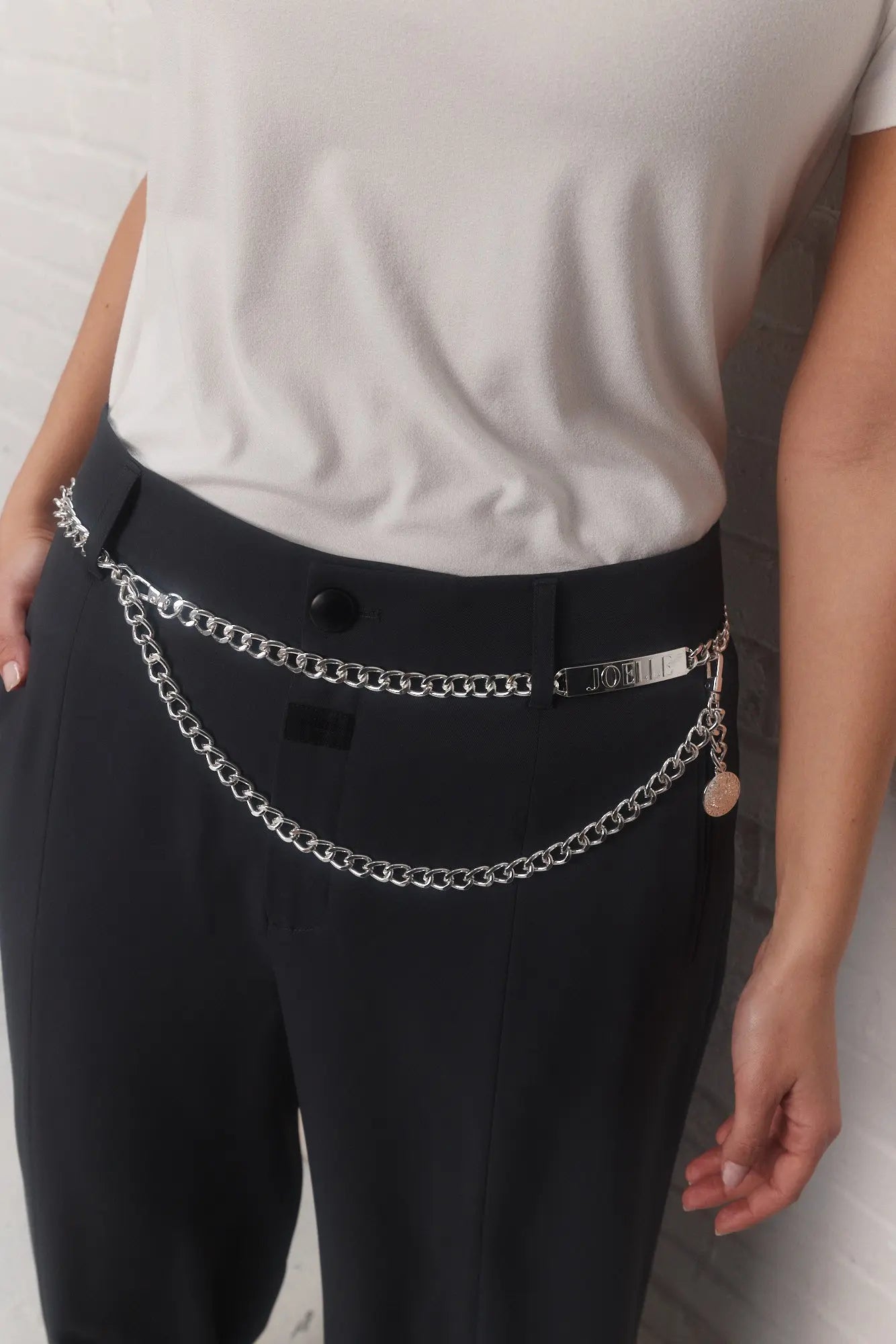 Corine | Ceinture en chaine argent JOELLE Collection