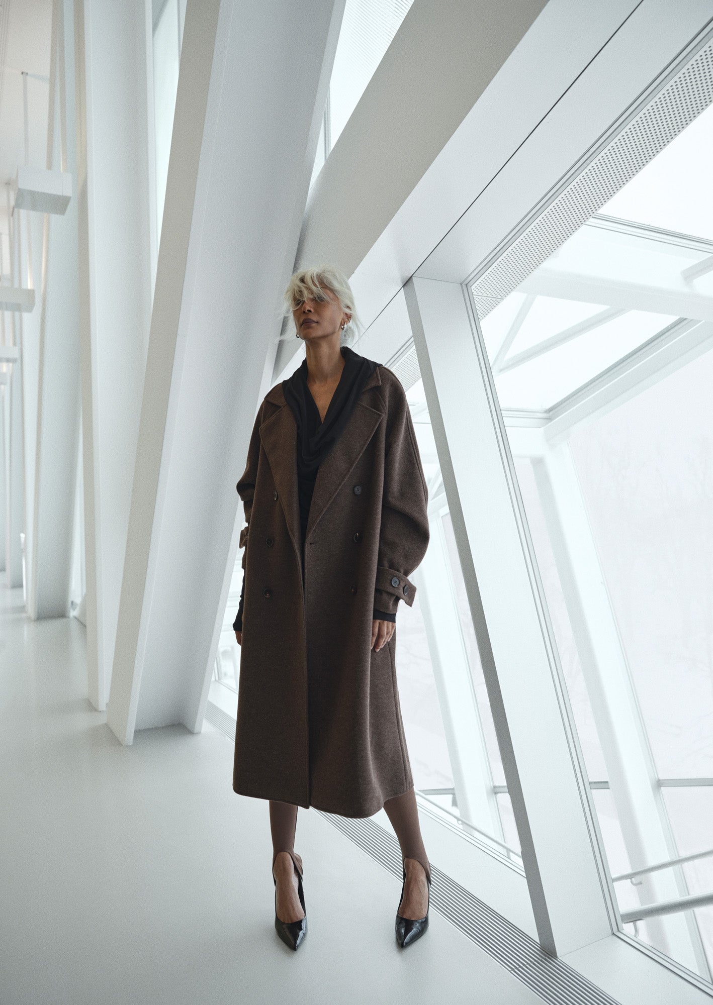 Myska | Manteau brun