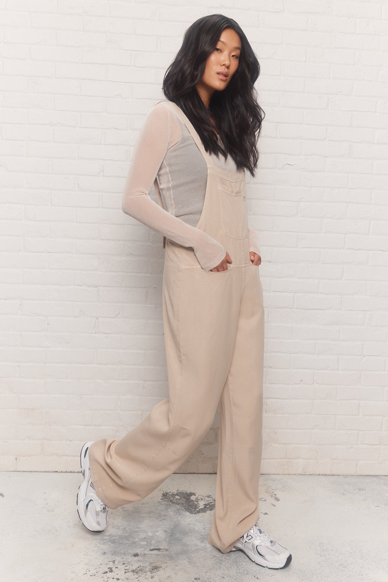 Alexis | Salopette beige