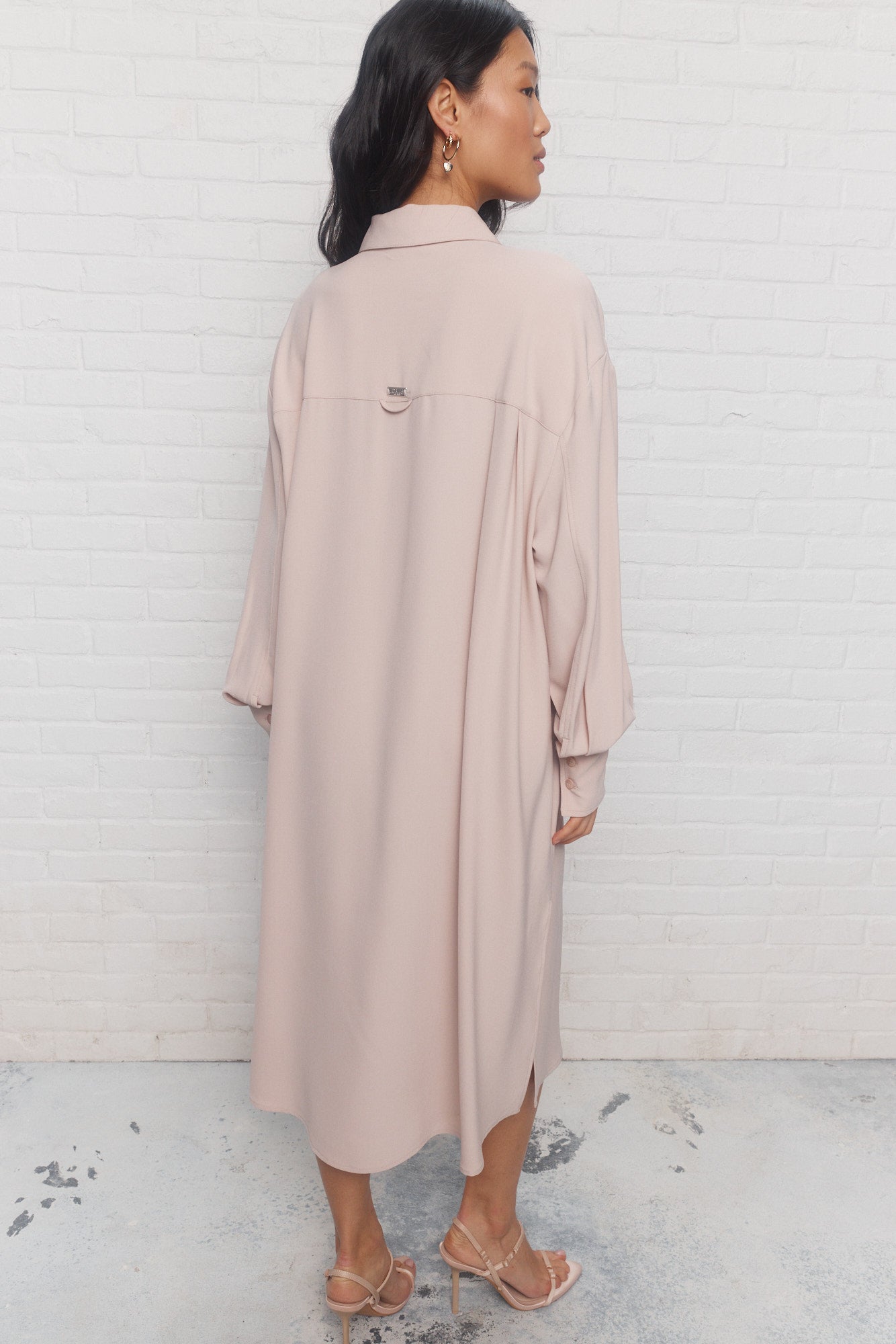 Orchid | Robe chemisier rose