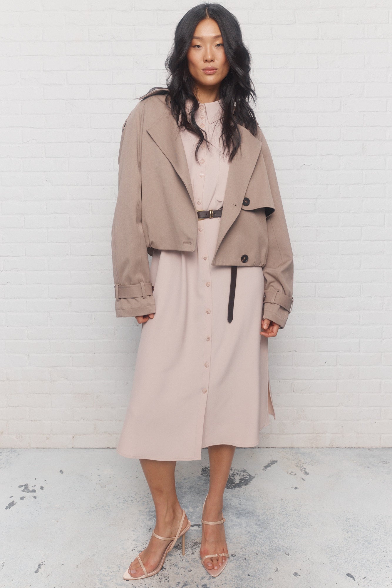 Orchid | Robe chemisier rose