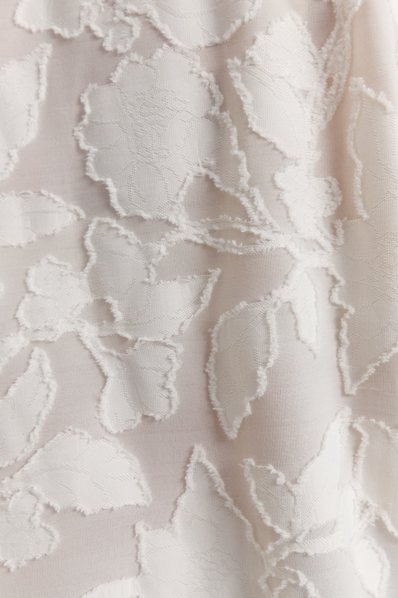 Violet | Cream blouse with floral pattern