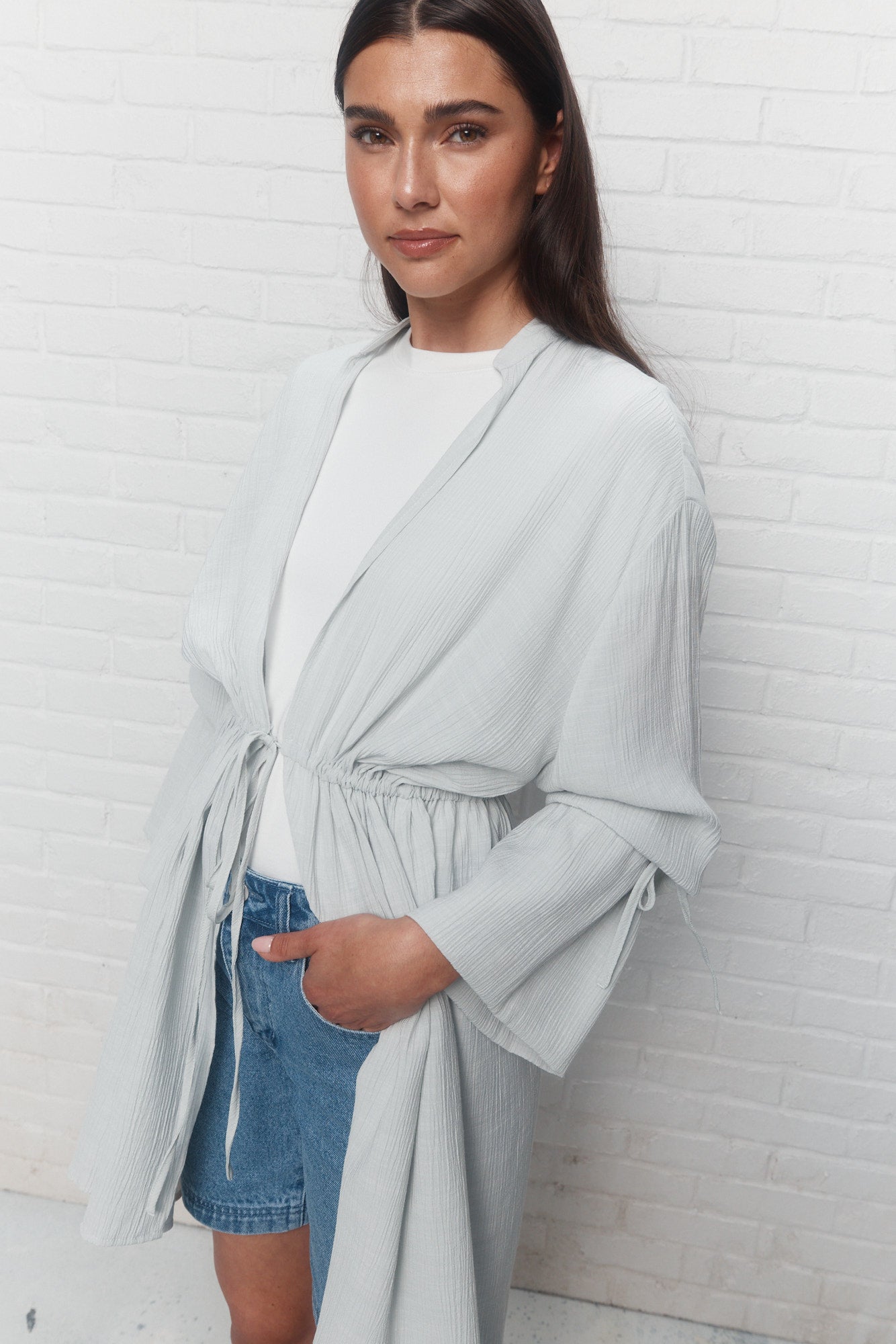 Stella | Veste vert pâle