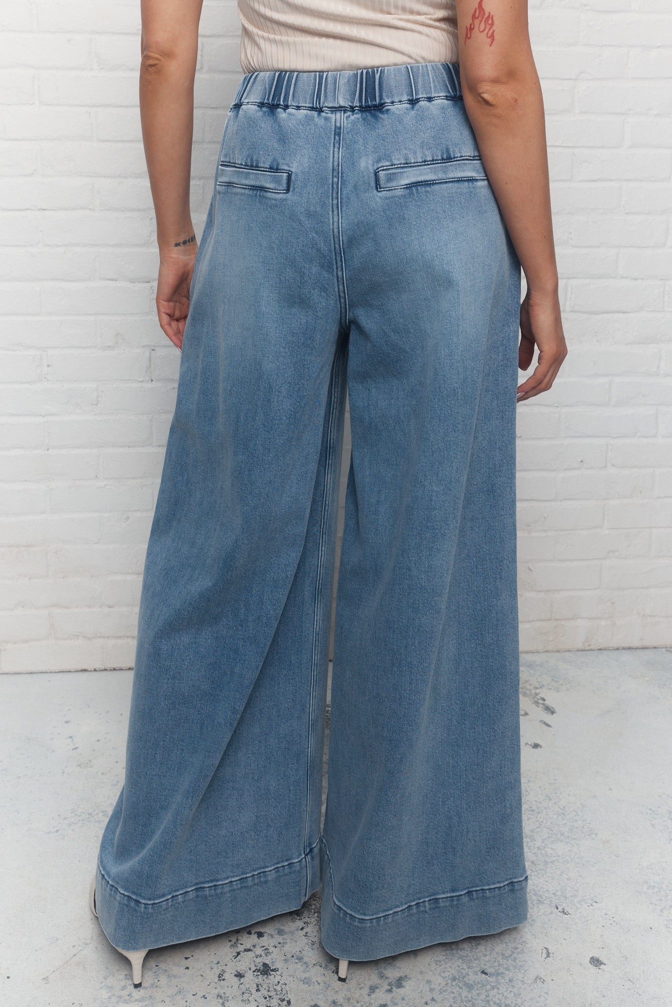 Phoenix | Jean bleu délavé