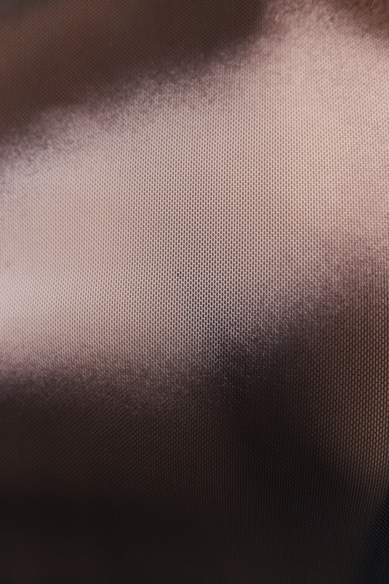 Cooper | Chandail transparent noir imprimé tie-dye