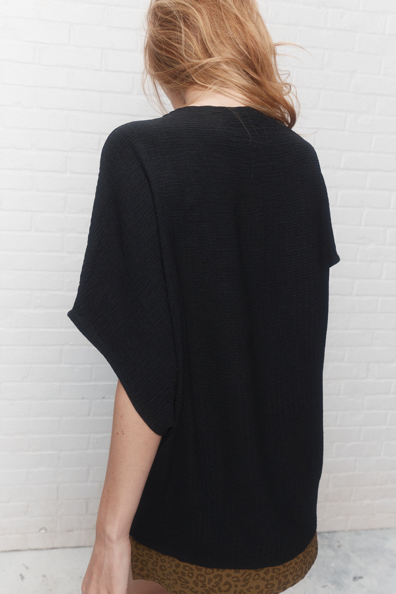 Berangere | Chandail ample noir