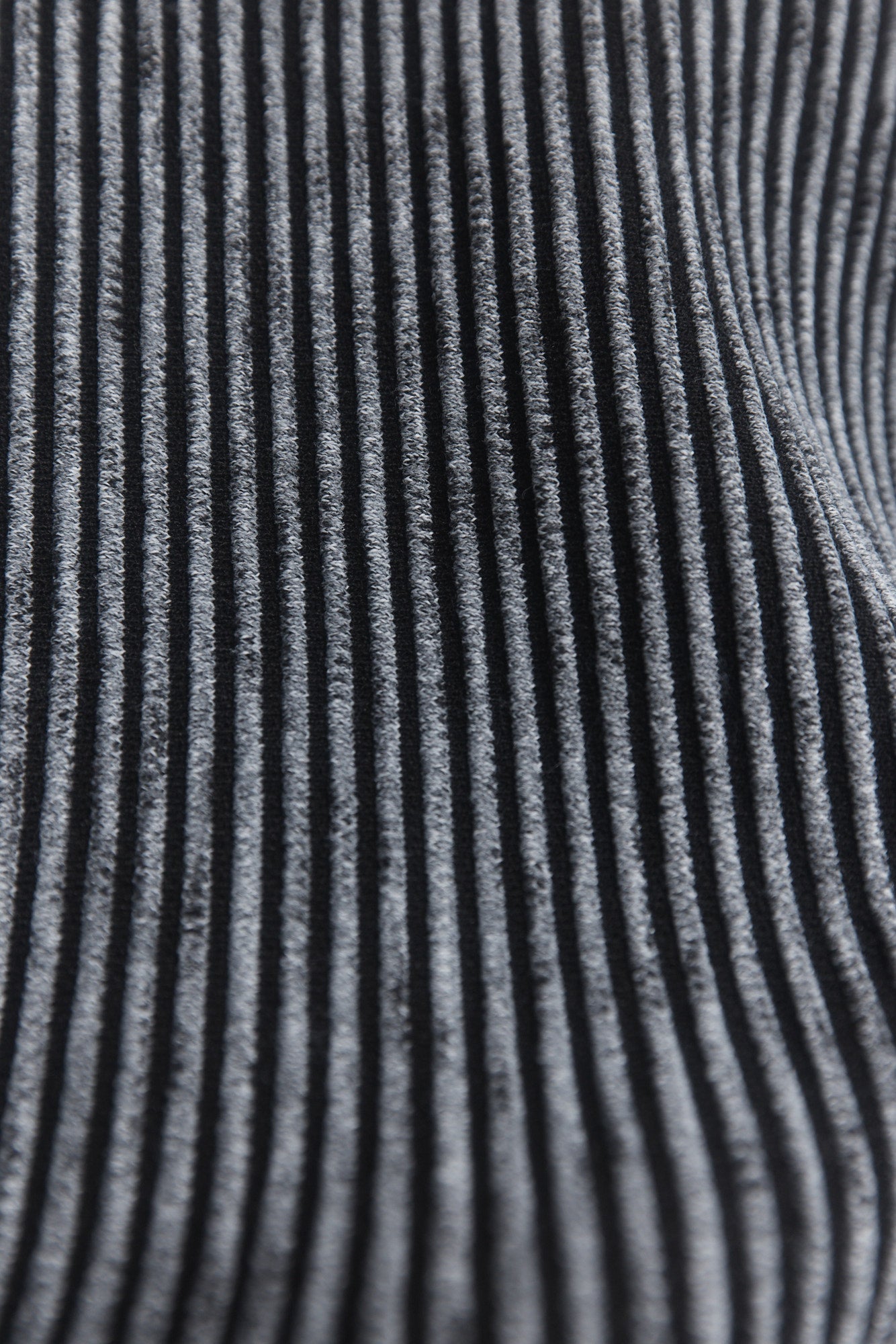 Andy | Chandail gris côtelé