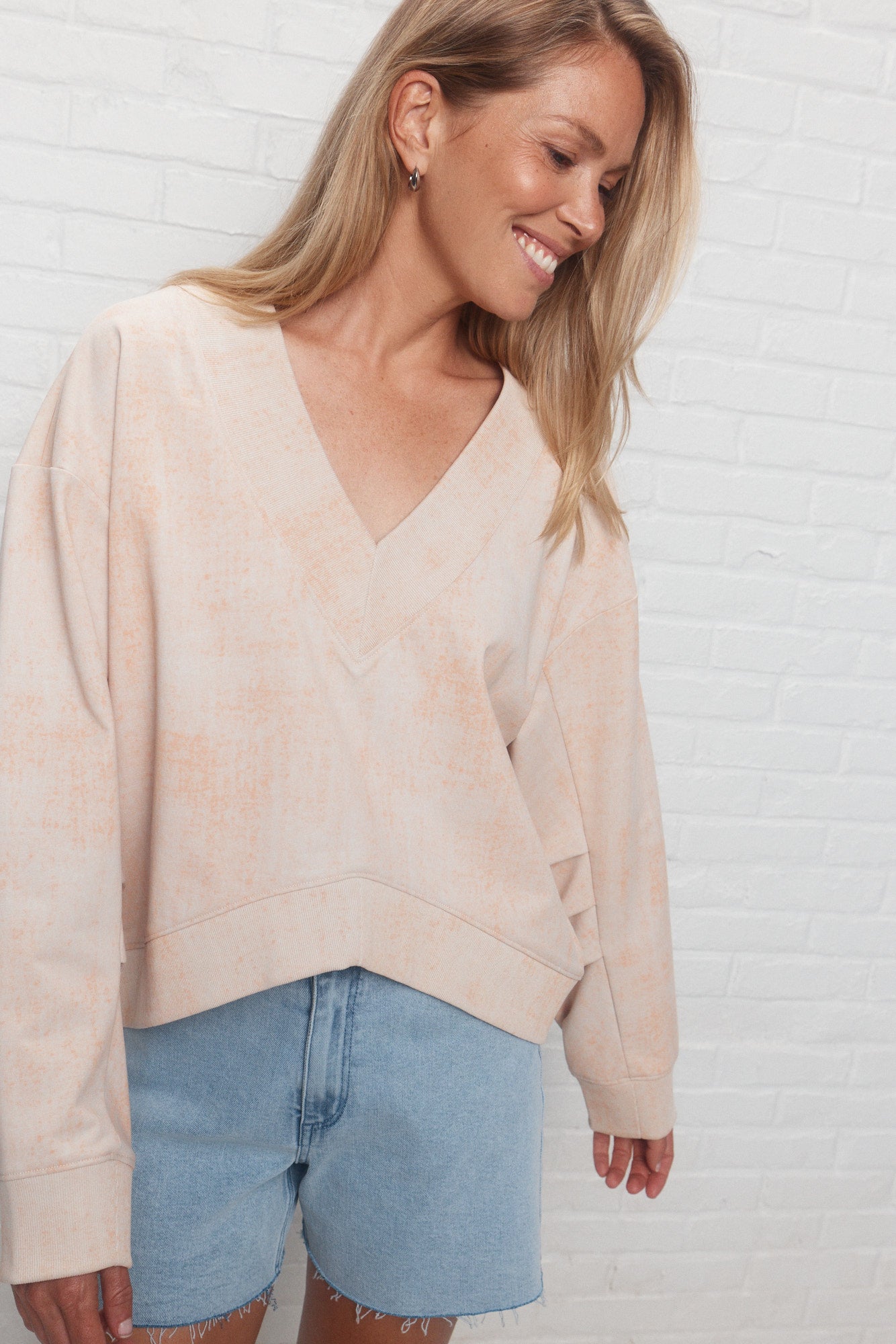 Stan | Chandail crème ample