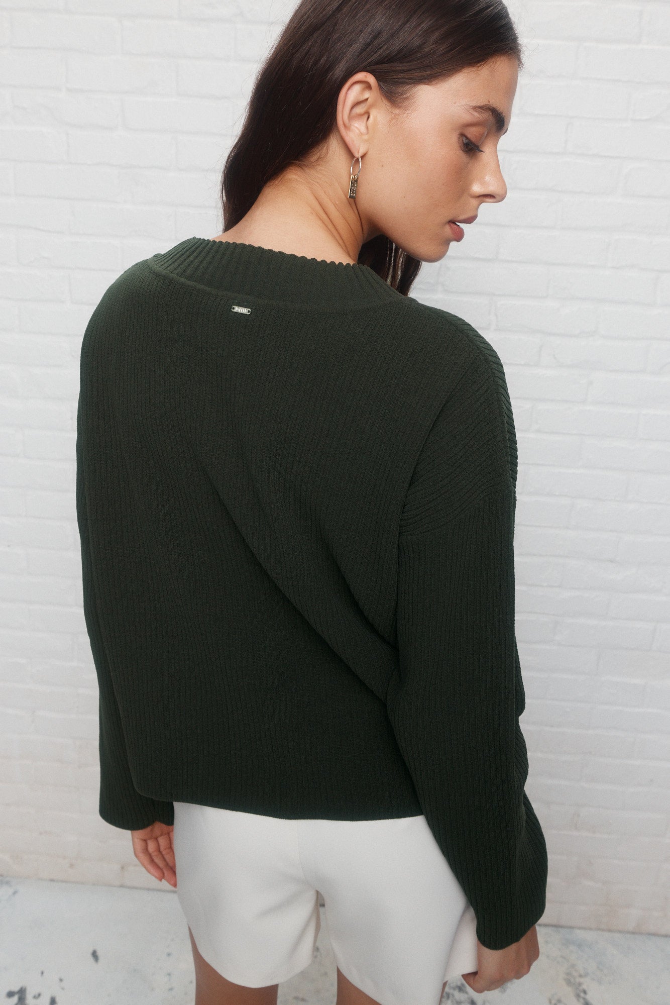 Plush | Chandail en tricot vert
