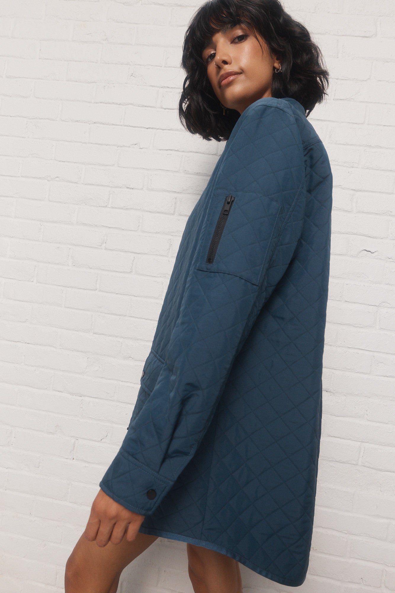 Daly | Veste matelassée bleue