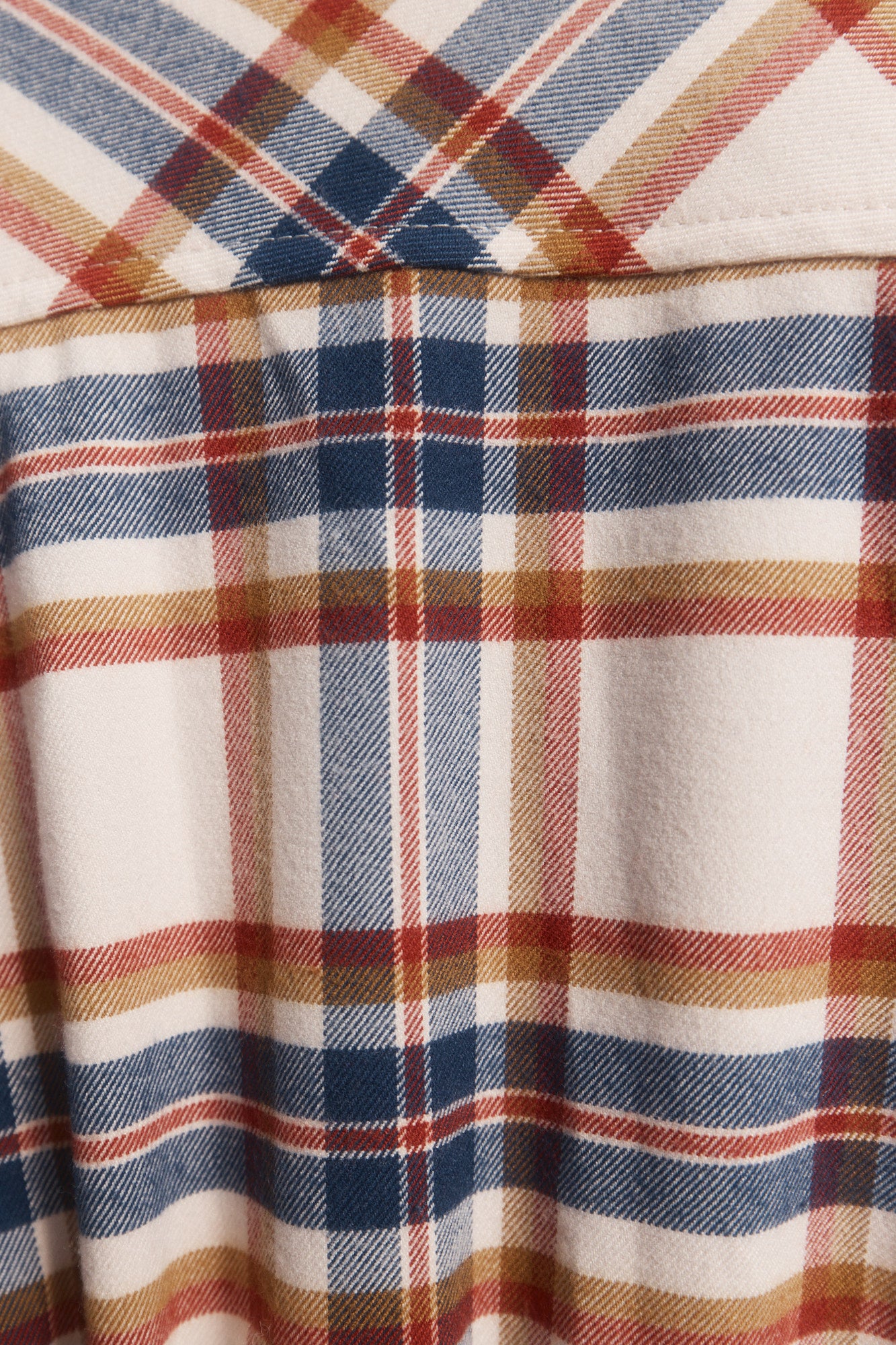 Greta | Manteau crème à carreaux