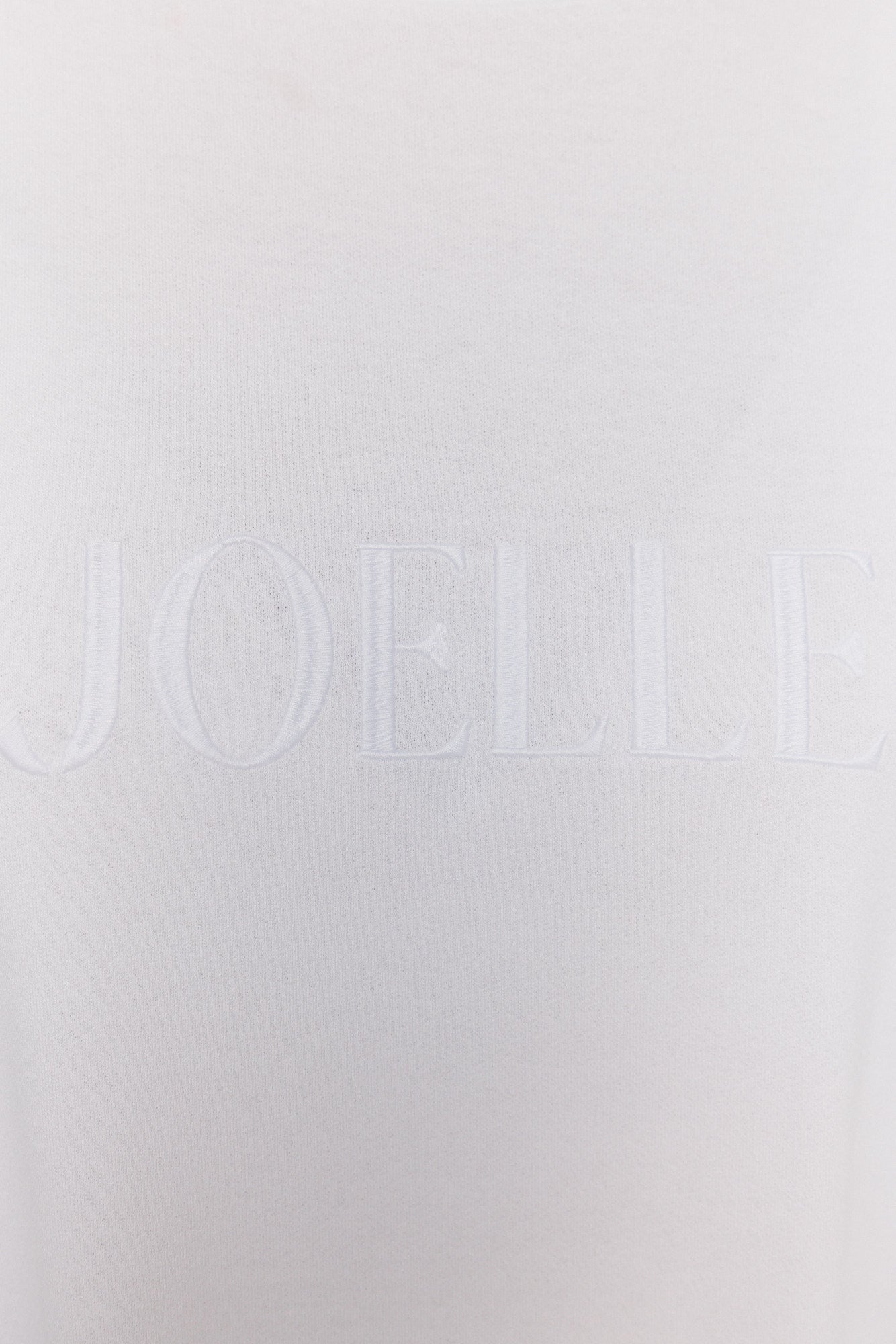 T-shirt blanc logo brodé | Laurenzo