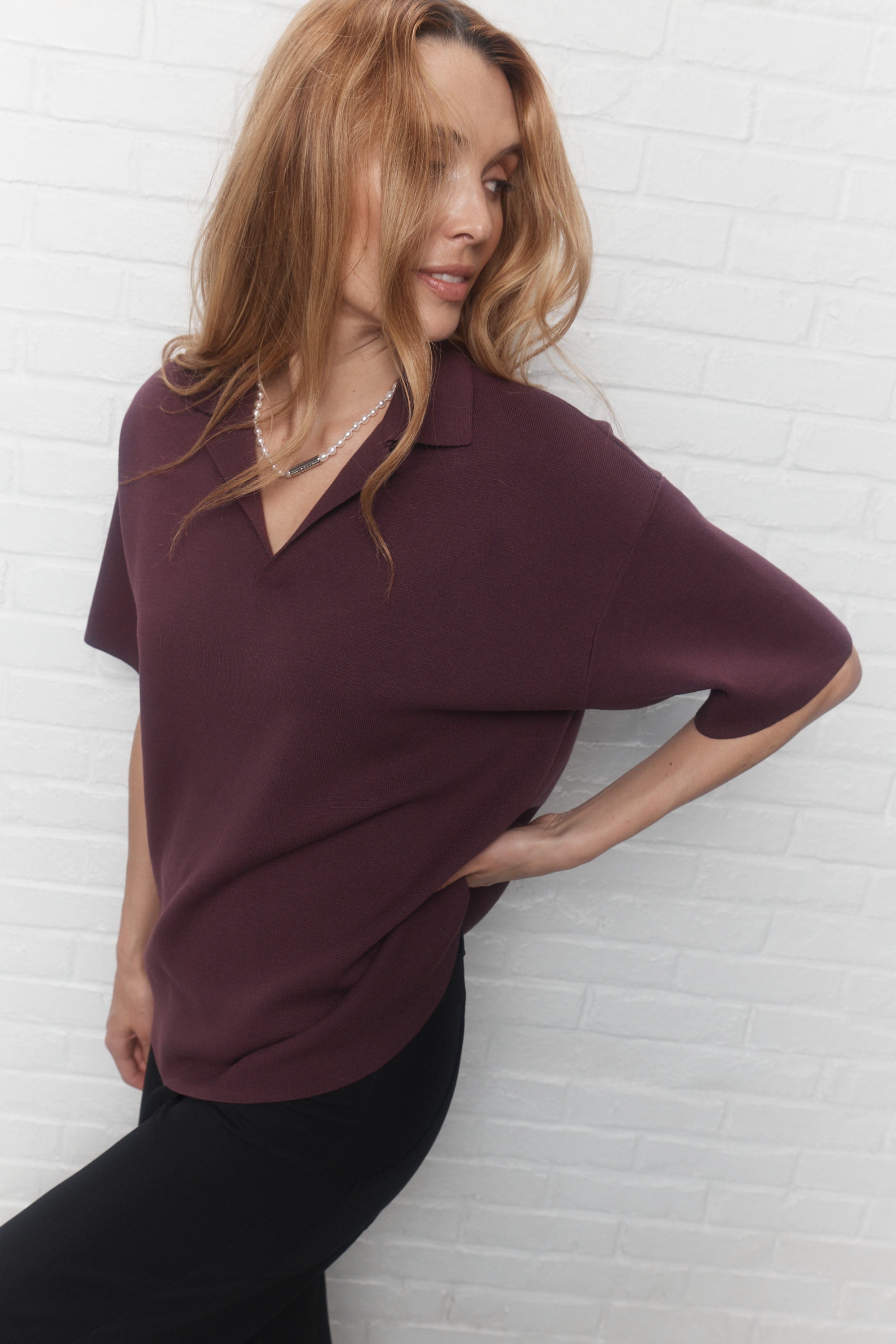 Frederic | Polo mauve
