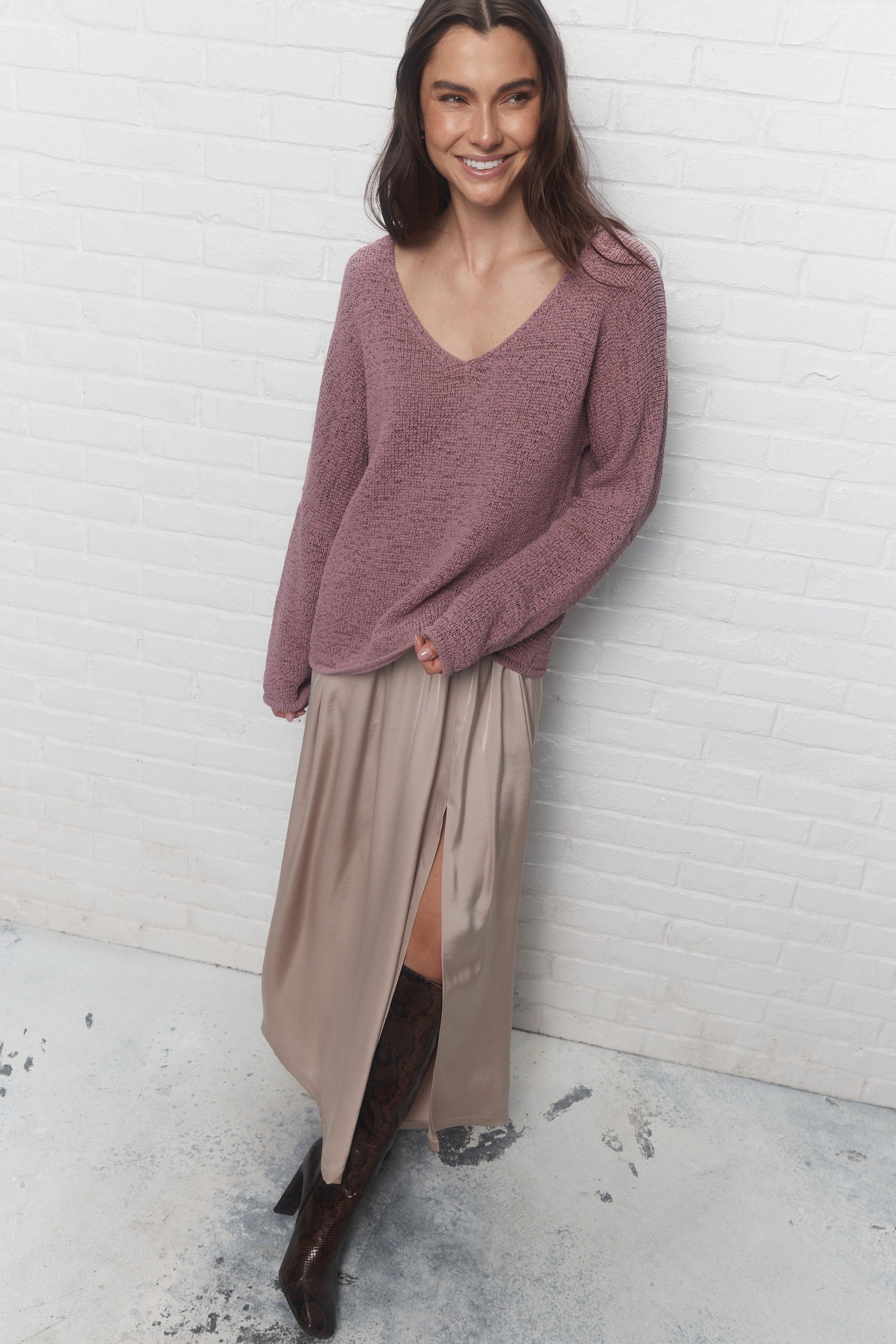 Lasmie | Chandail mauve