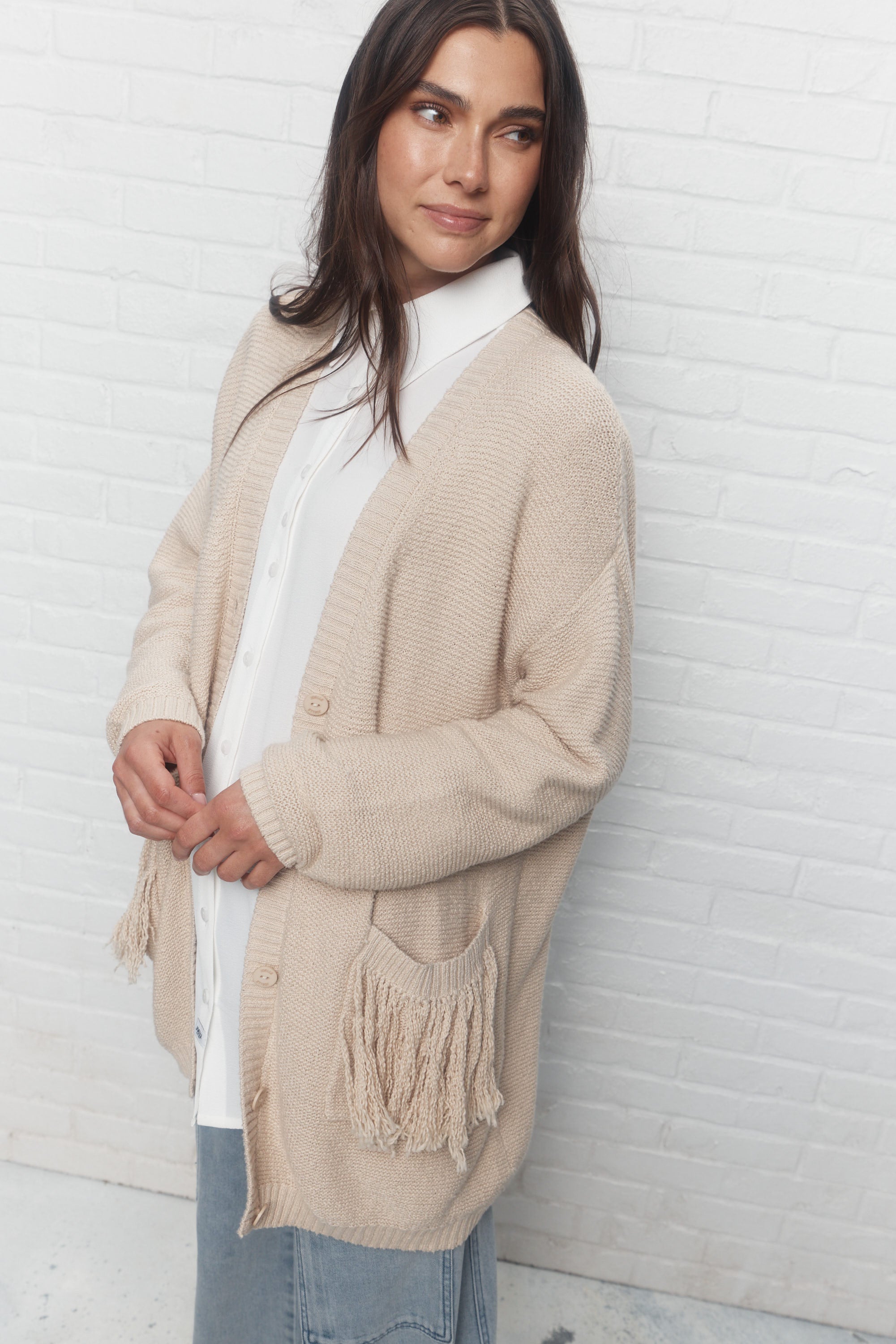 Ludivine | Beige cardigan