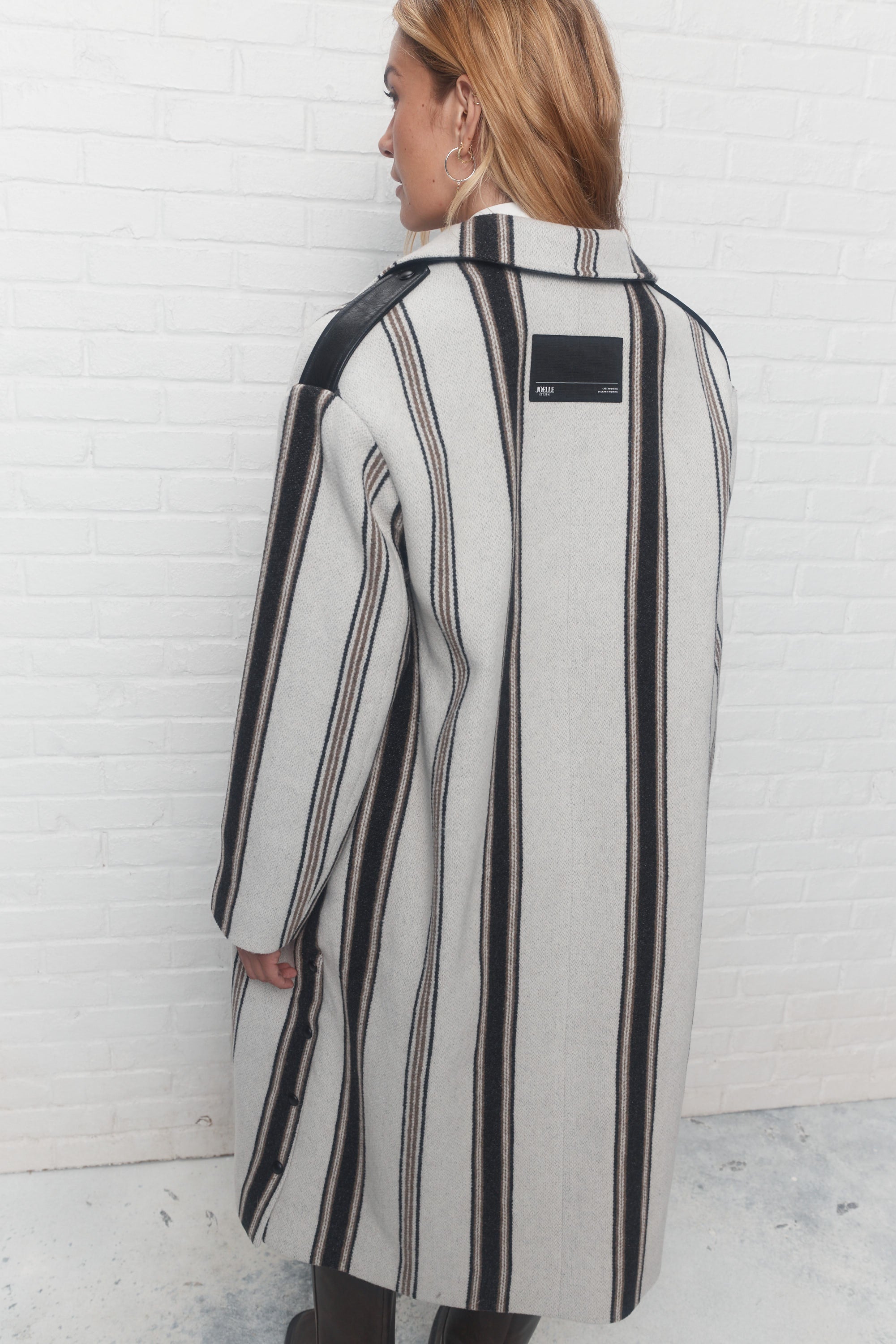 Viviani | Manteau à rayures