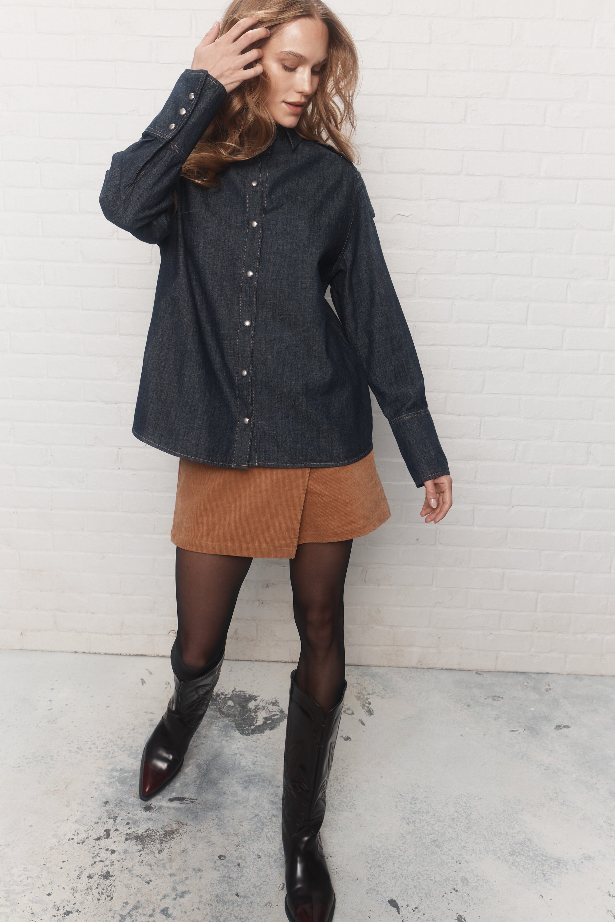 Loretta | Chemise bleue