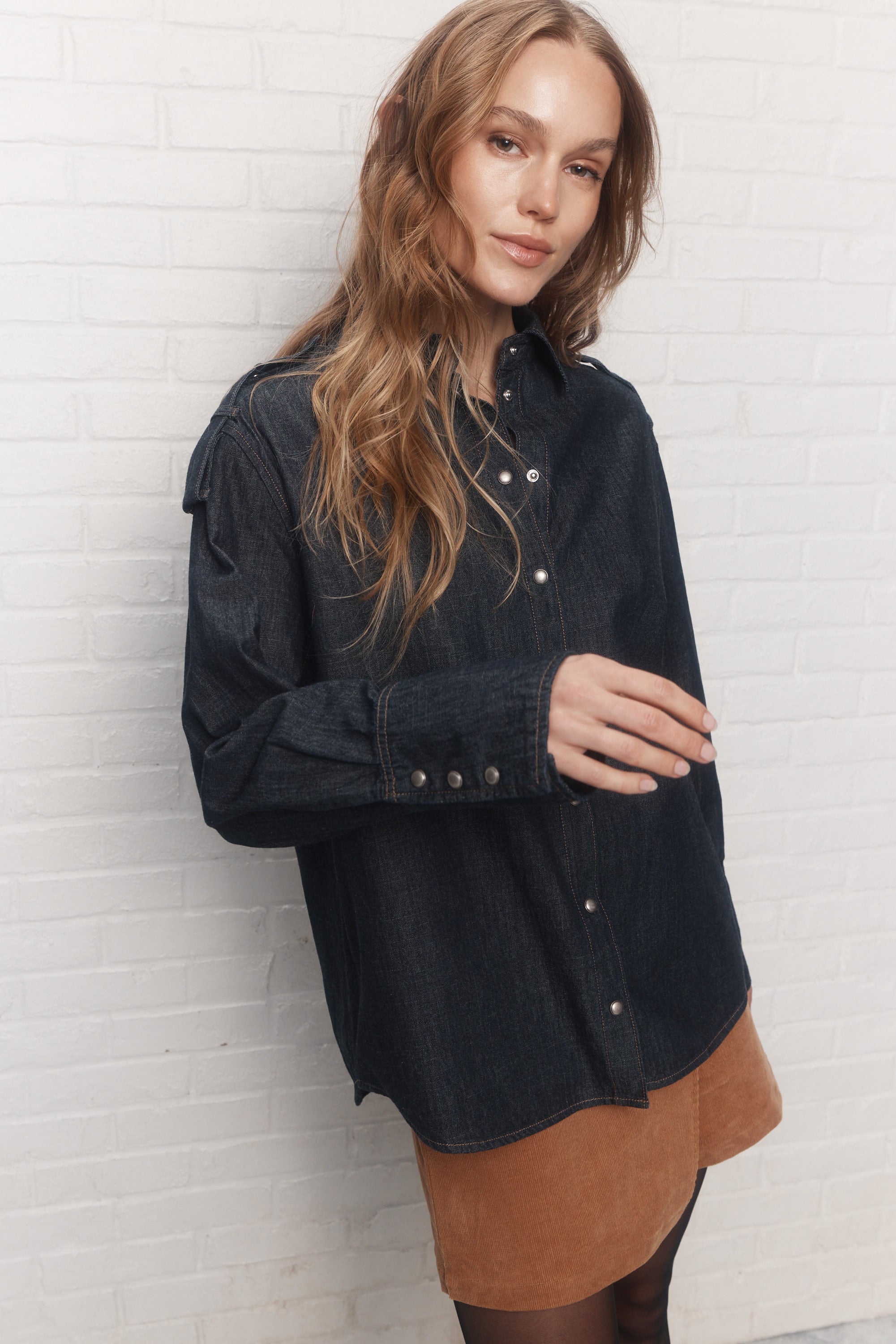 Loretta | Chemise bleue