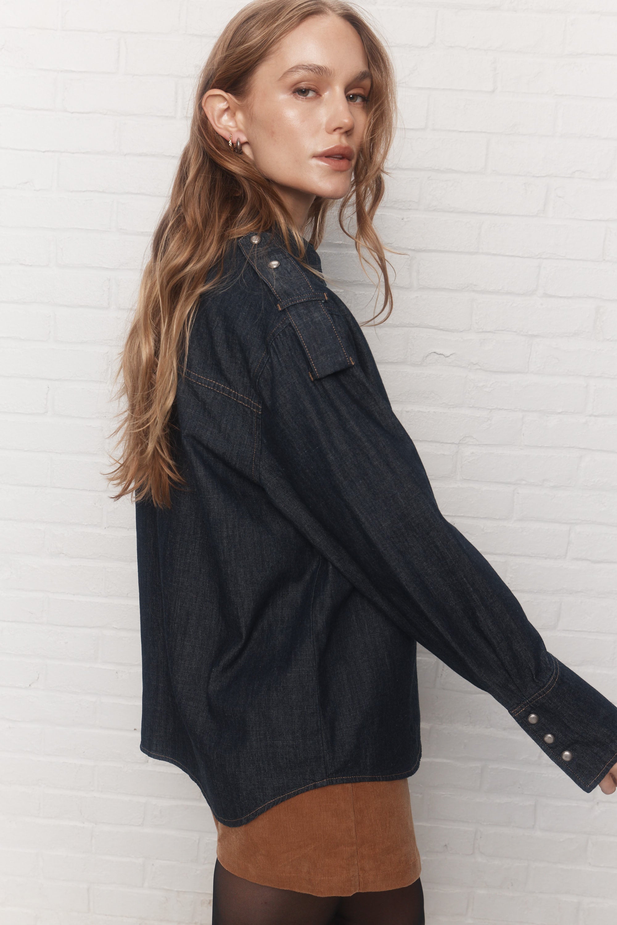 Loretta | Chemise bleue