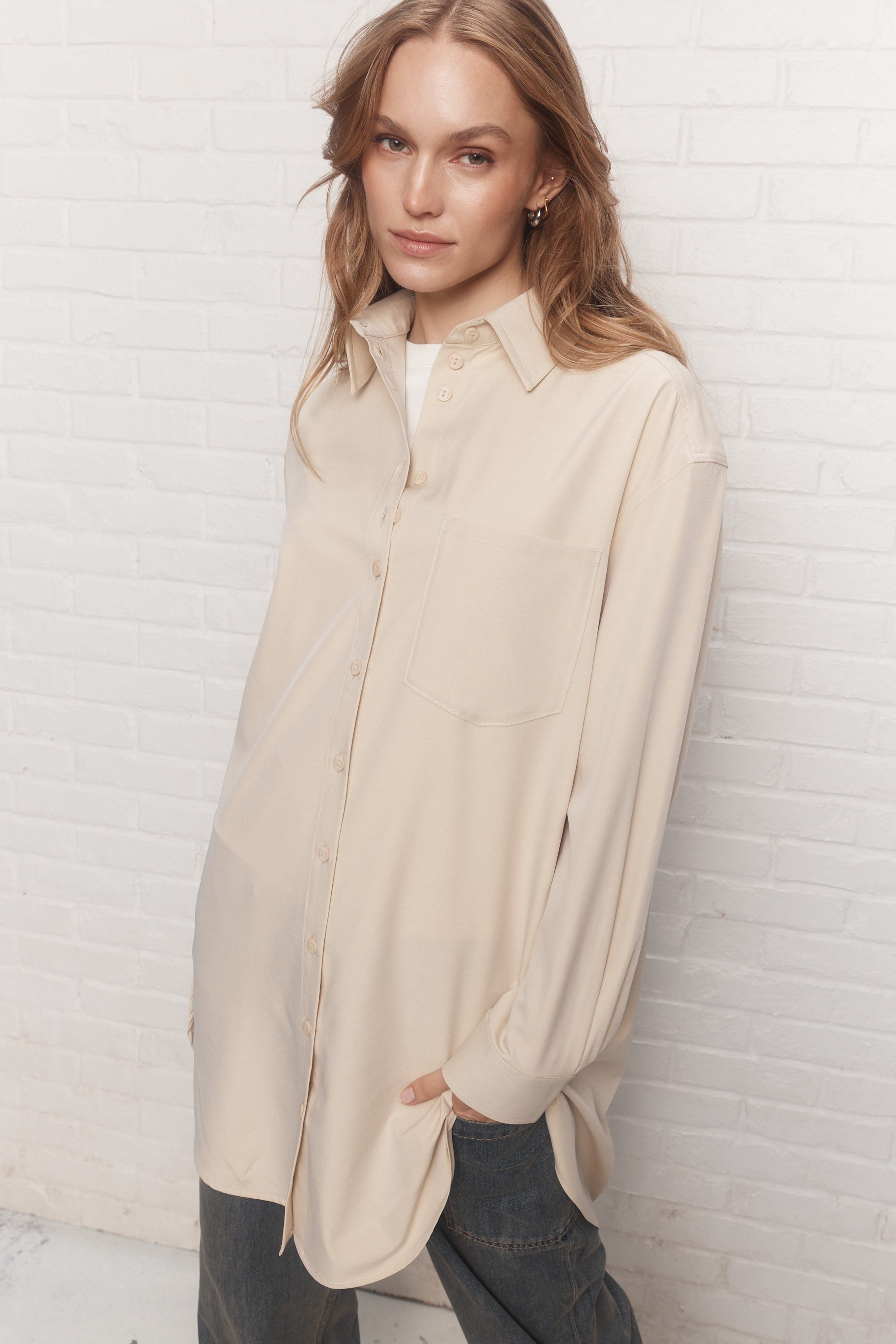 Roe | Chemise beige