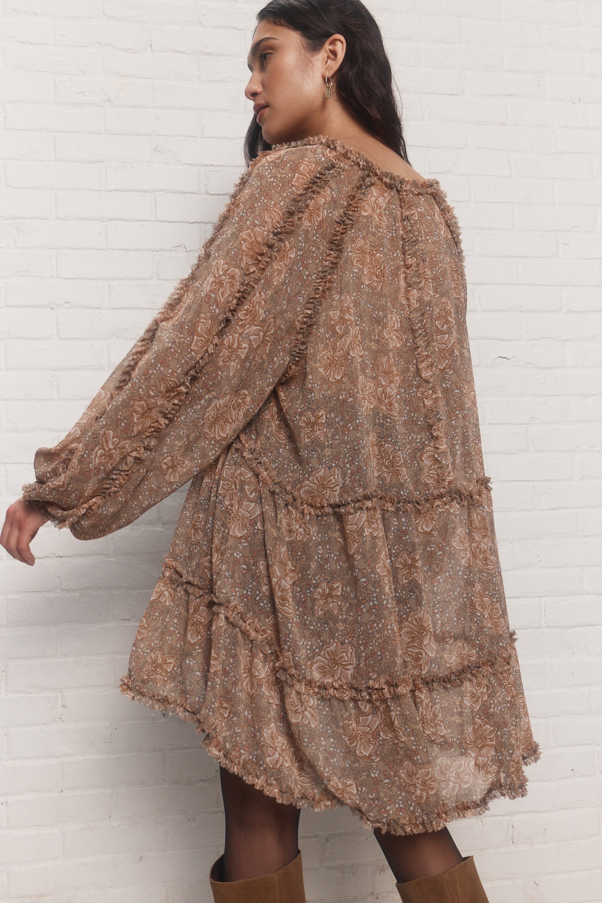 Felicity | Robe brune