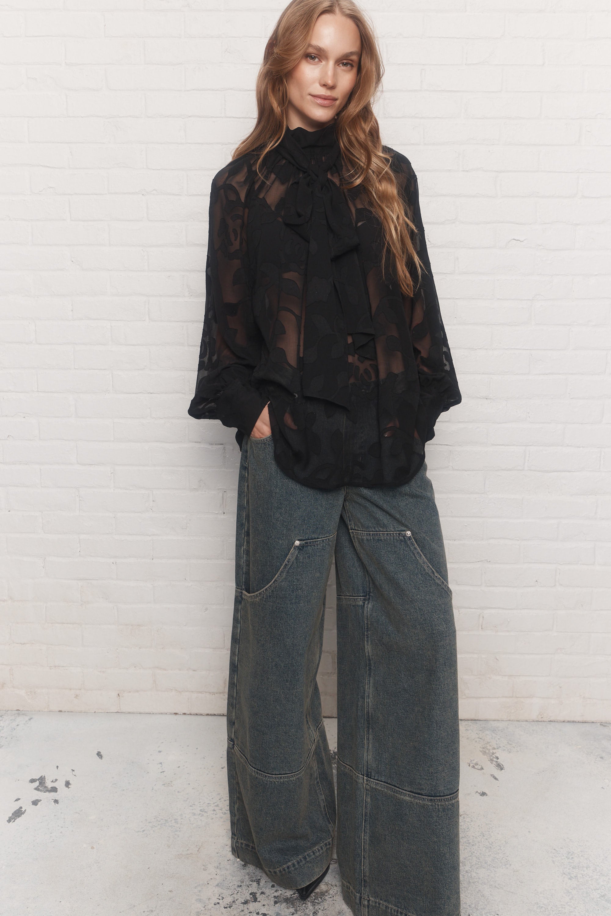 Aline | Blouse noire