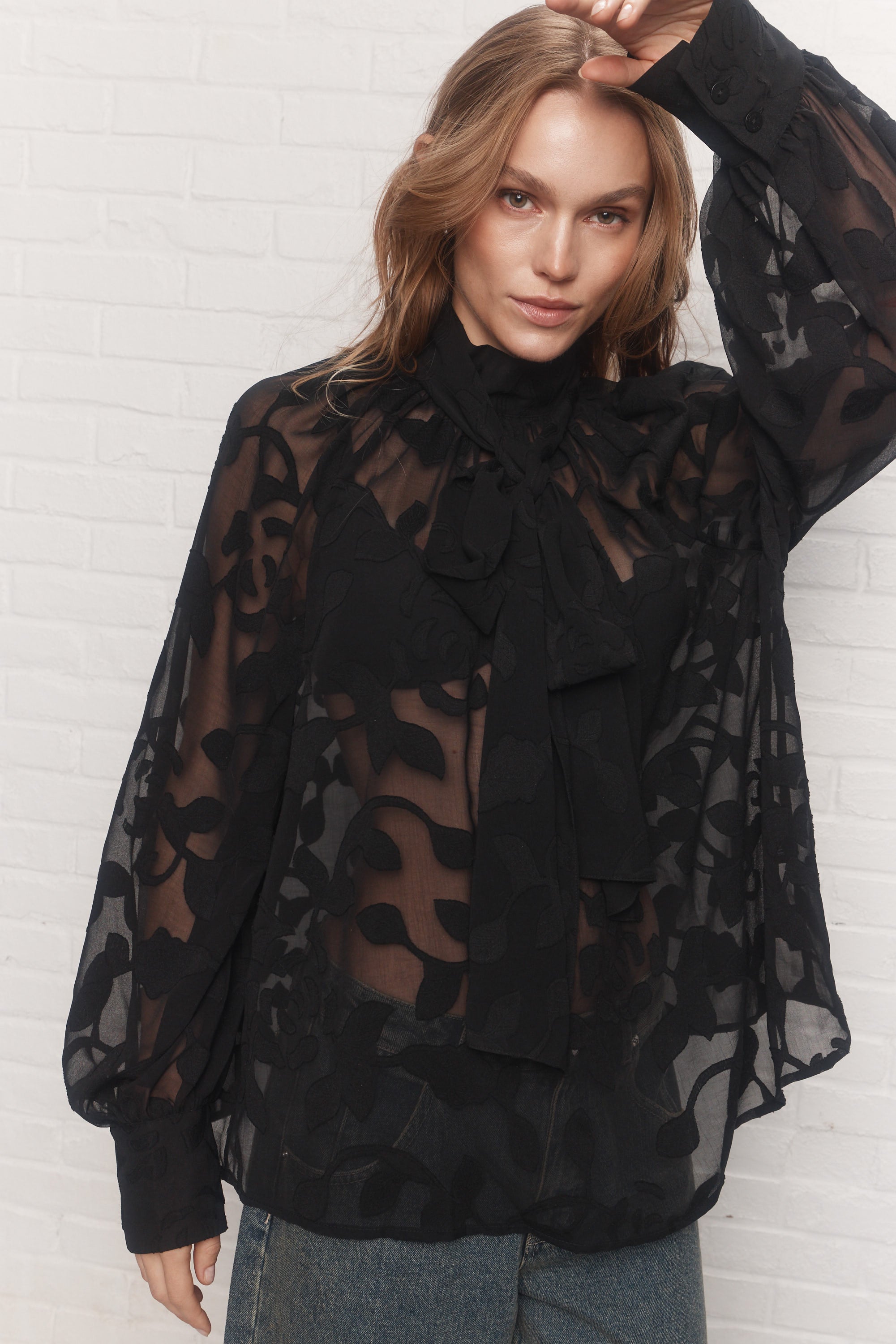 Aline | Blouse noire