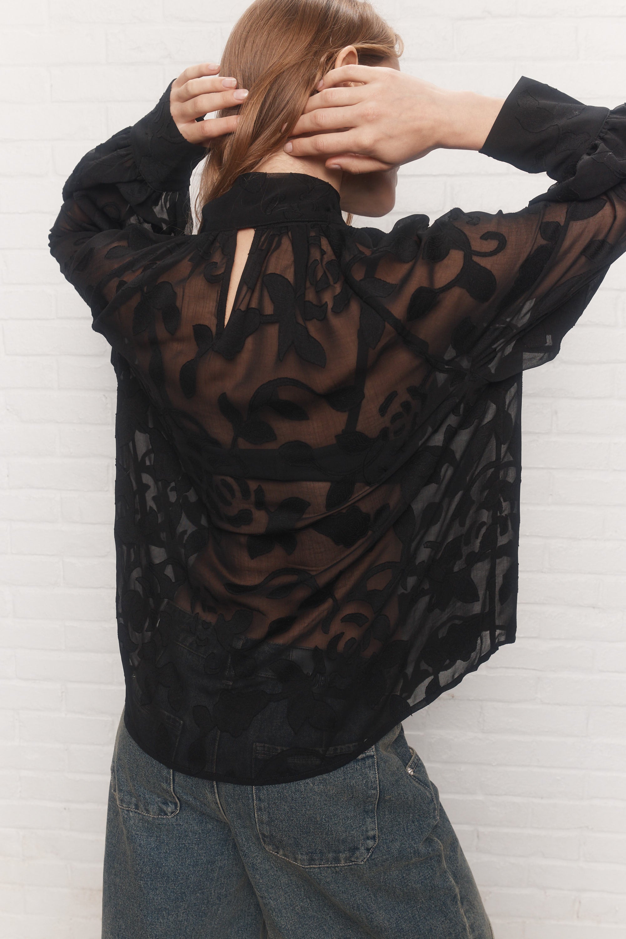 Aline | Blouse noire