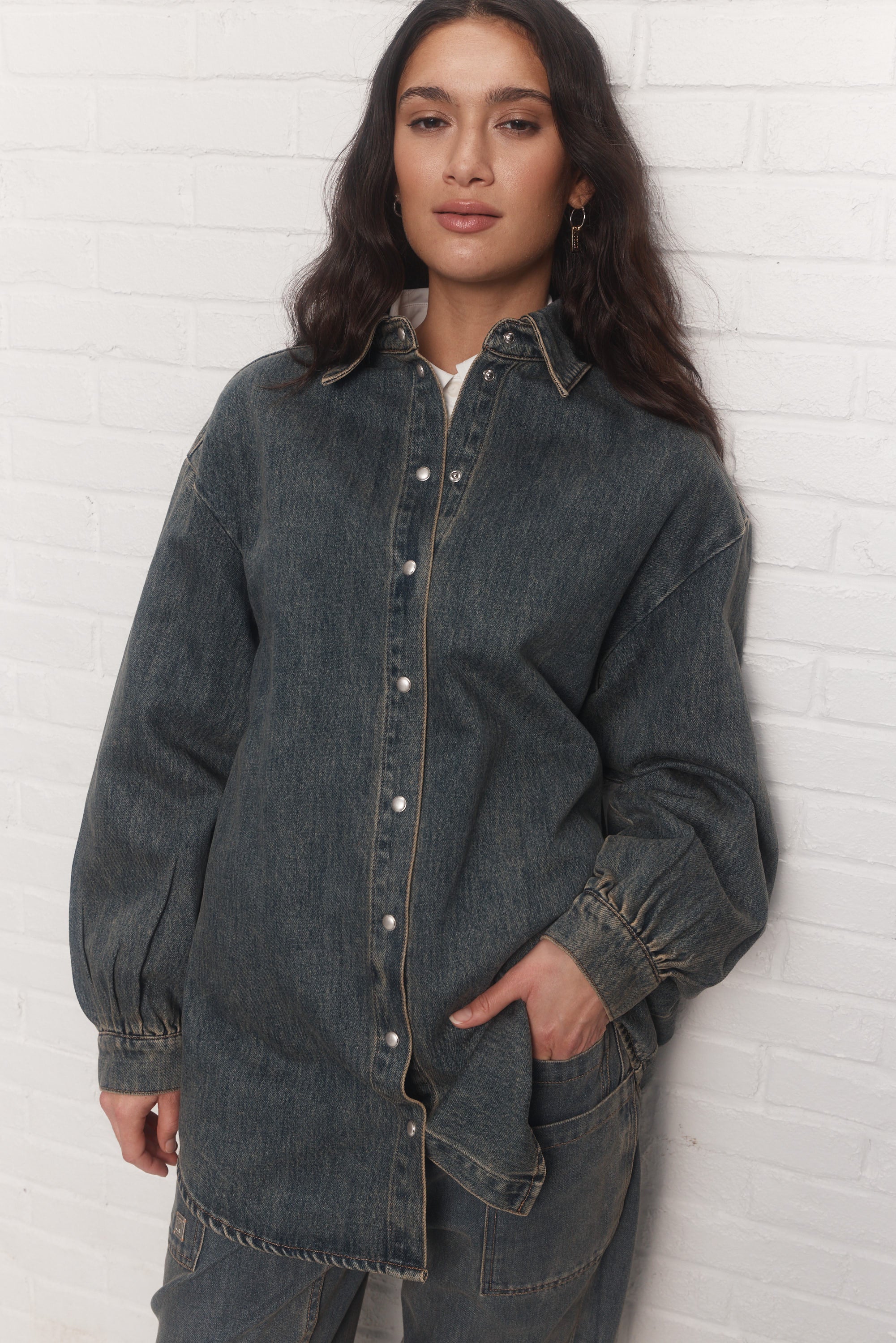 Leon | Surchemise bleue