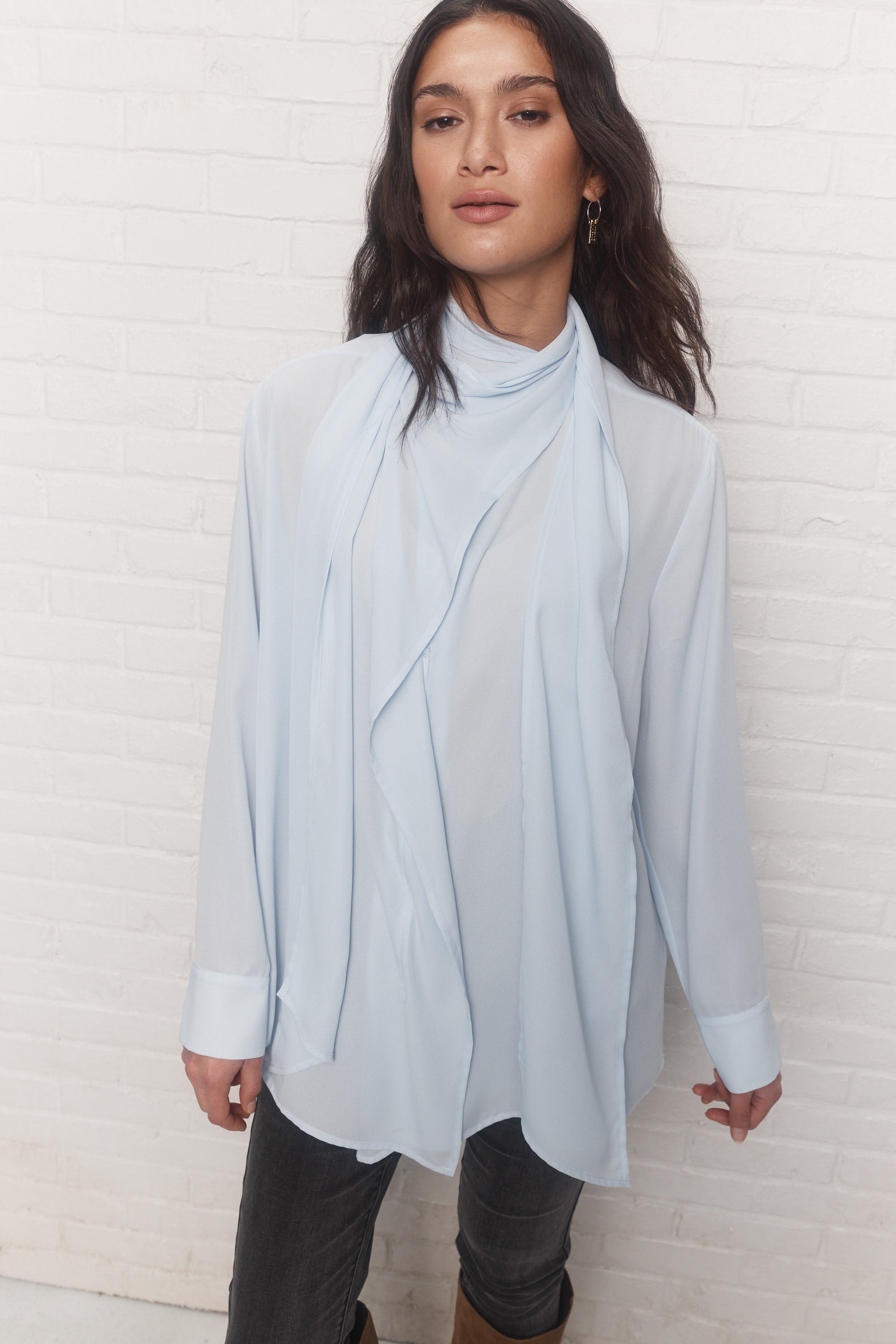 Melinda | Blouse bleue