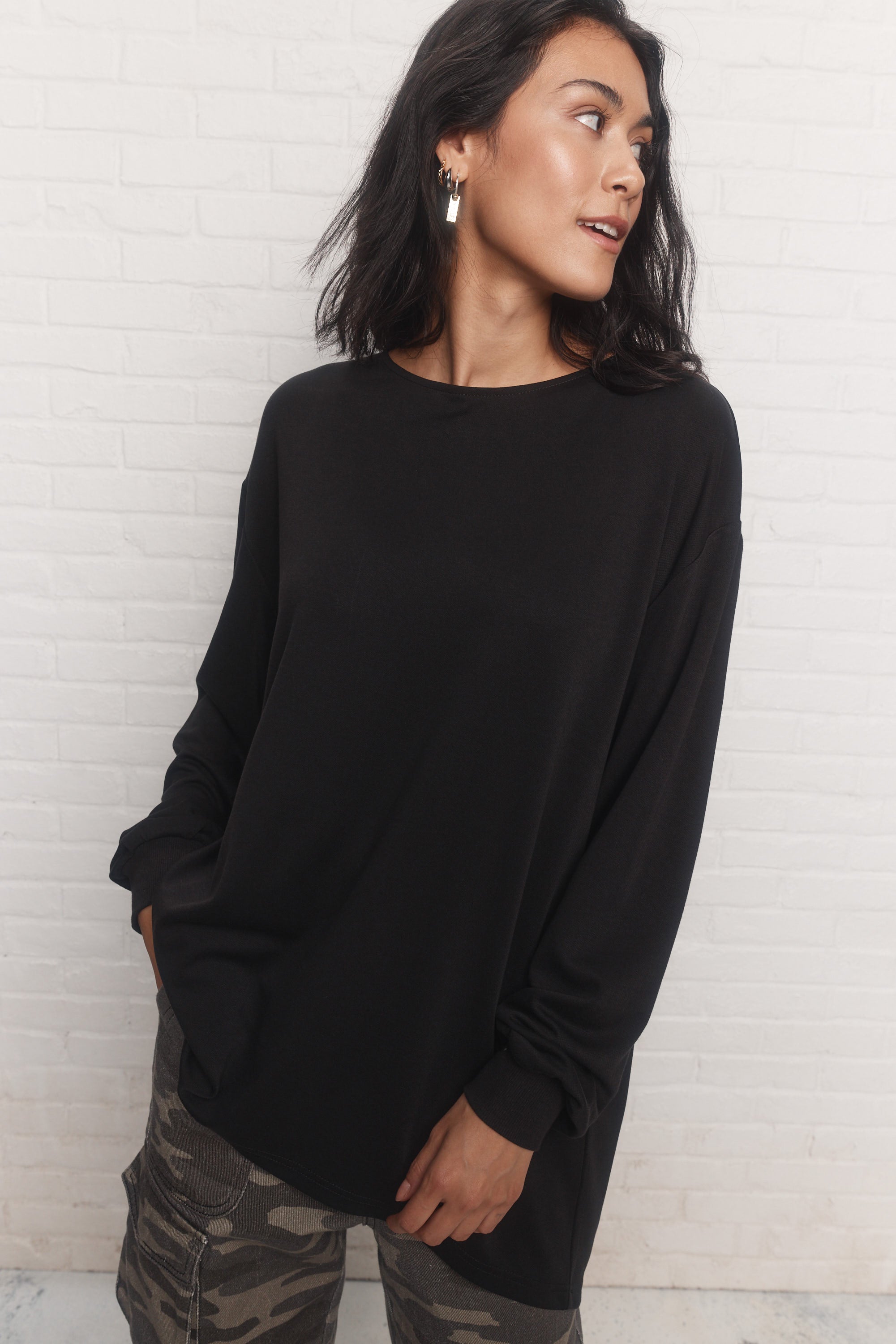 Thella | Chandail noir