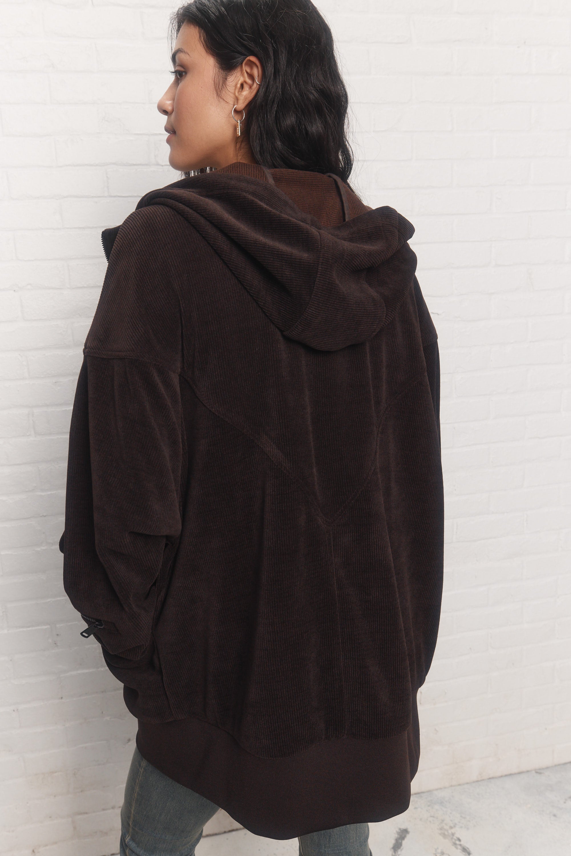 Hudson | Veste brune foncée