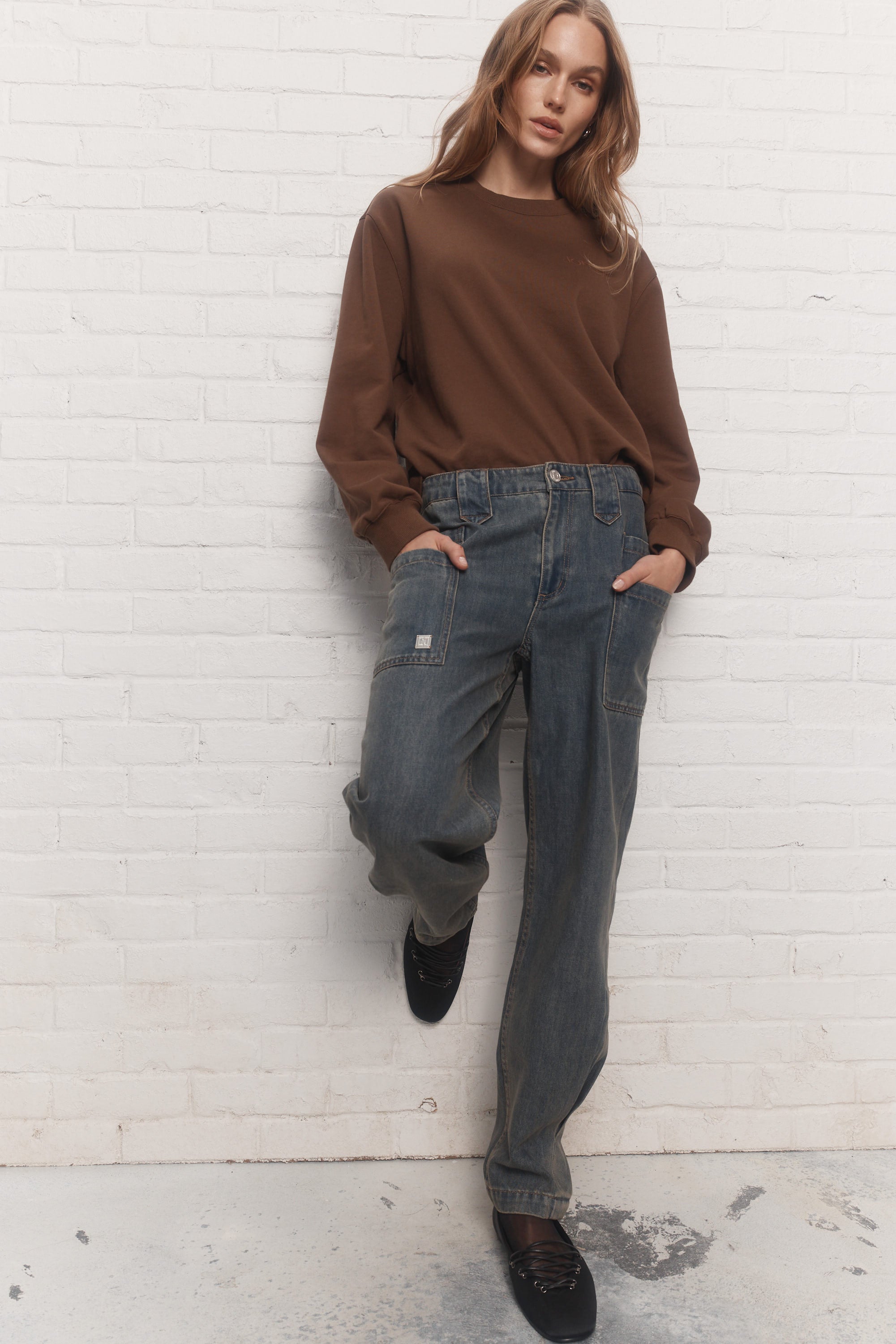 Dalita | Jean bleu délavé