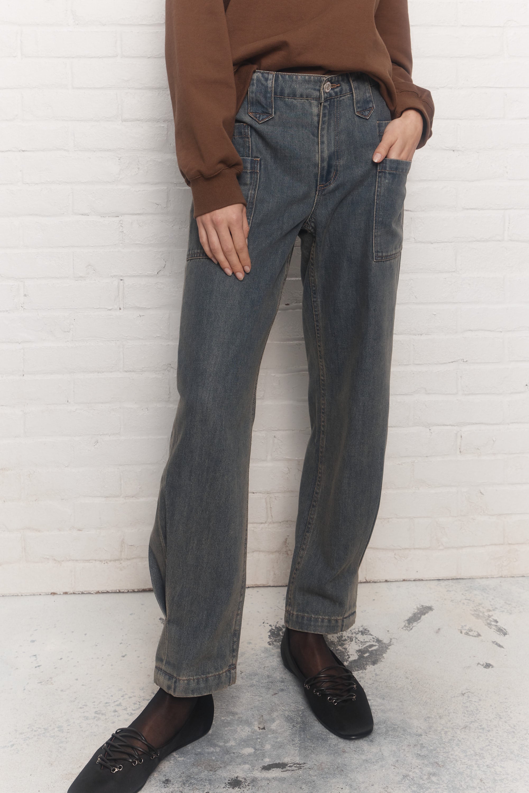 Dalita | Jean bleu délavé