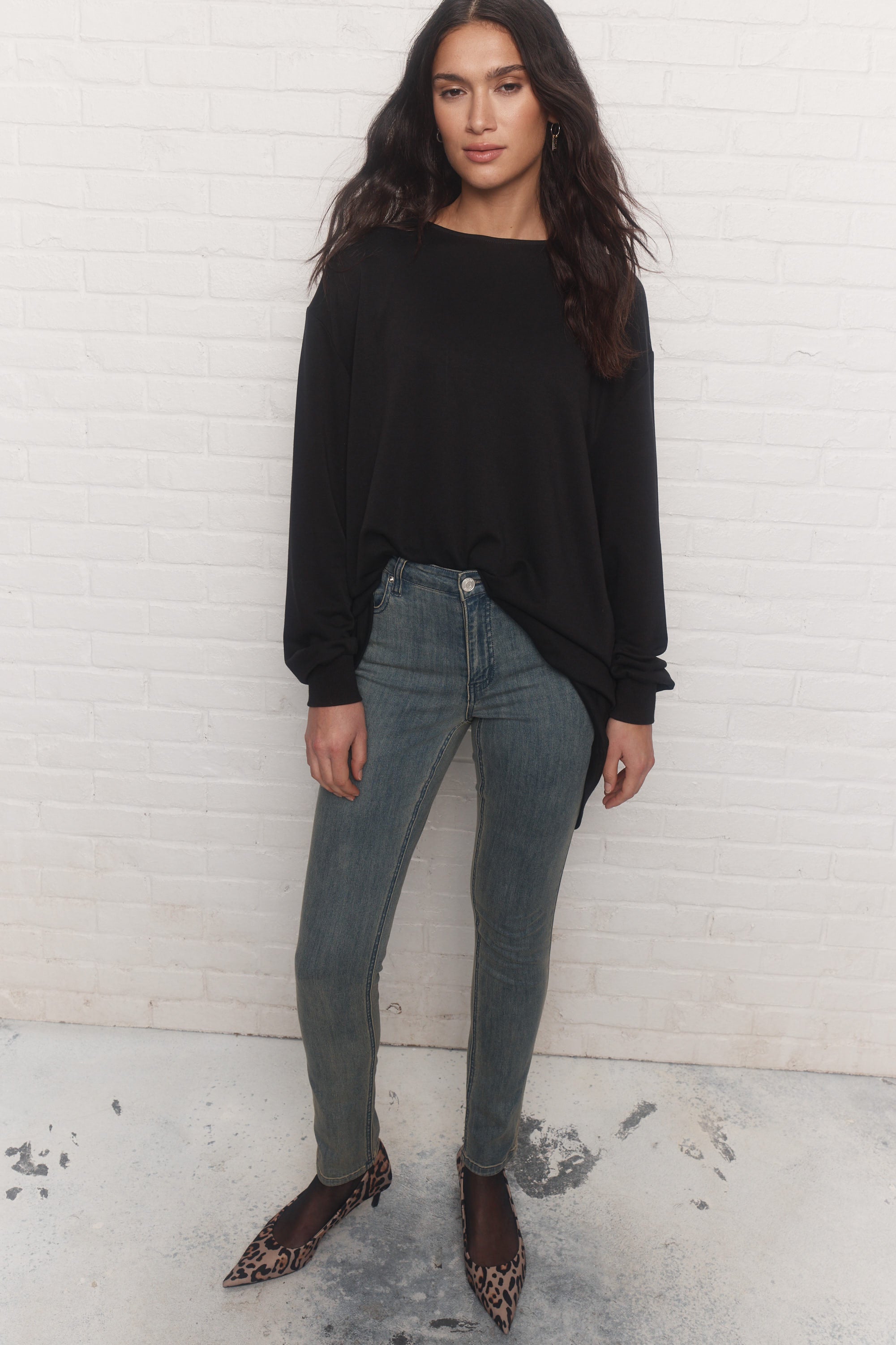 Ilkem | Jean bleu délavé