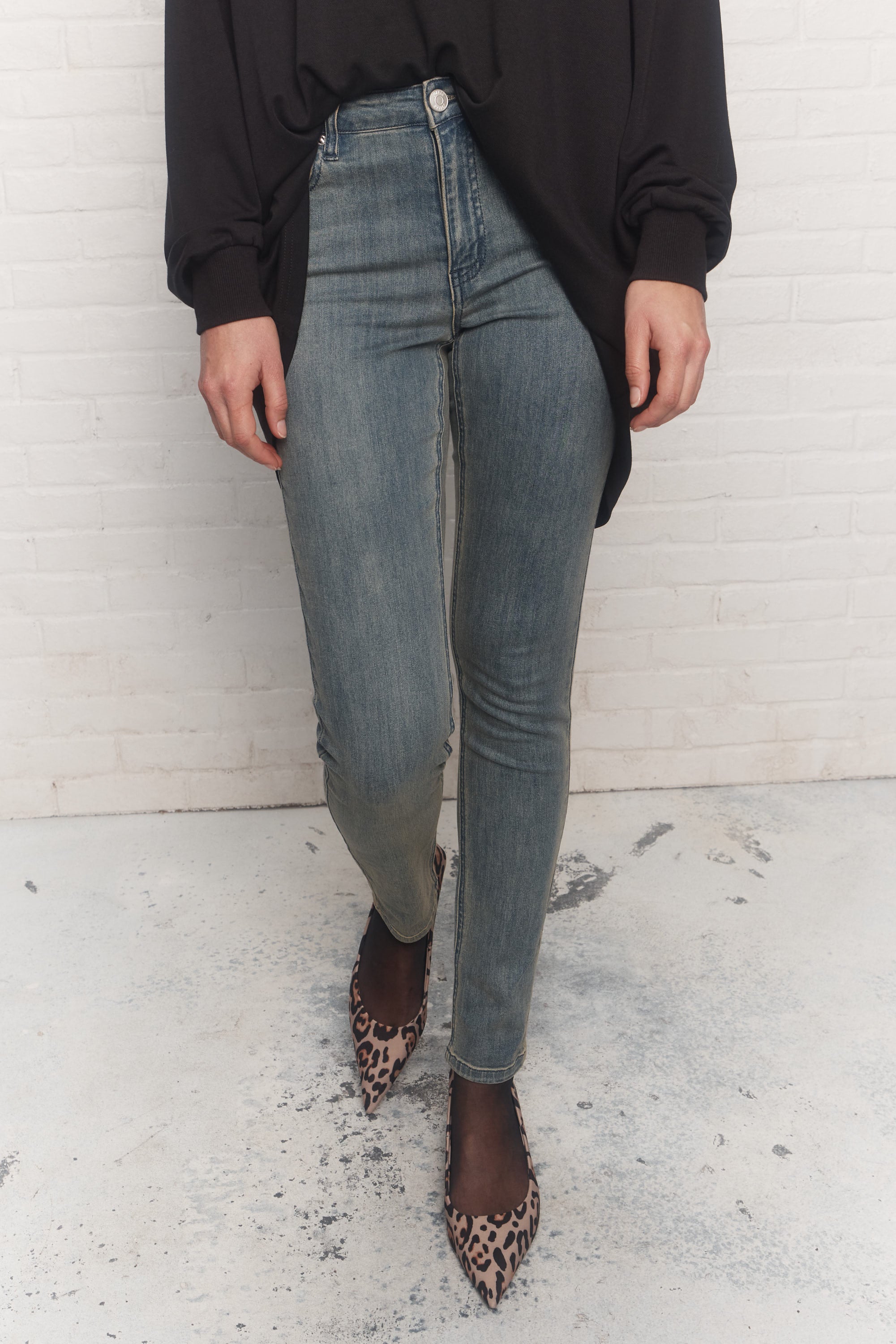 Ilkem | Jean bleu délavé