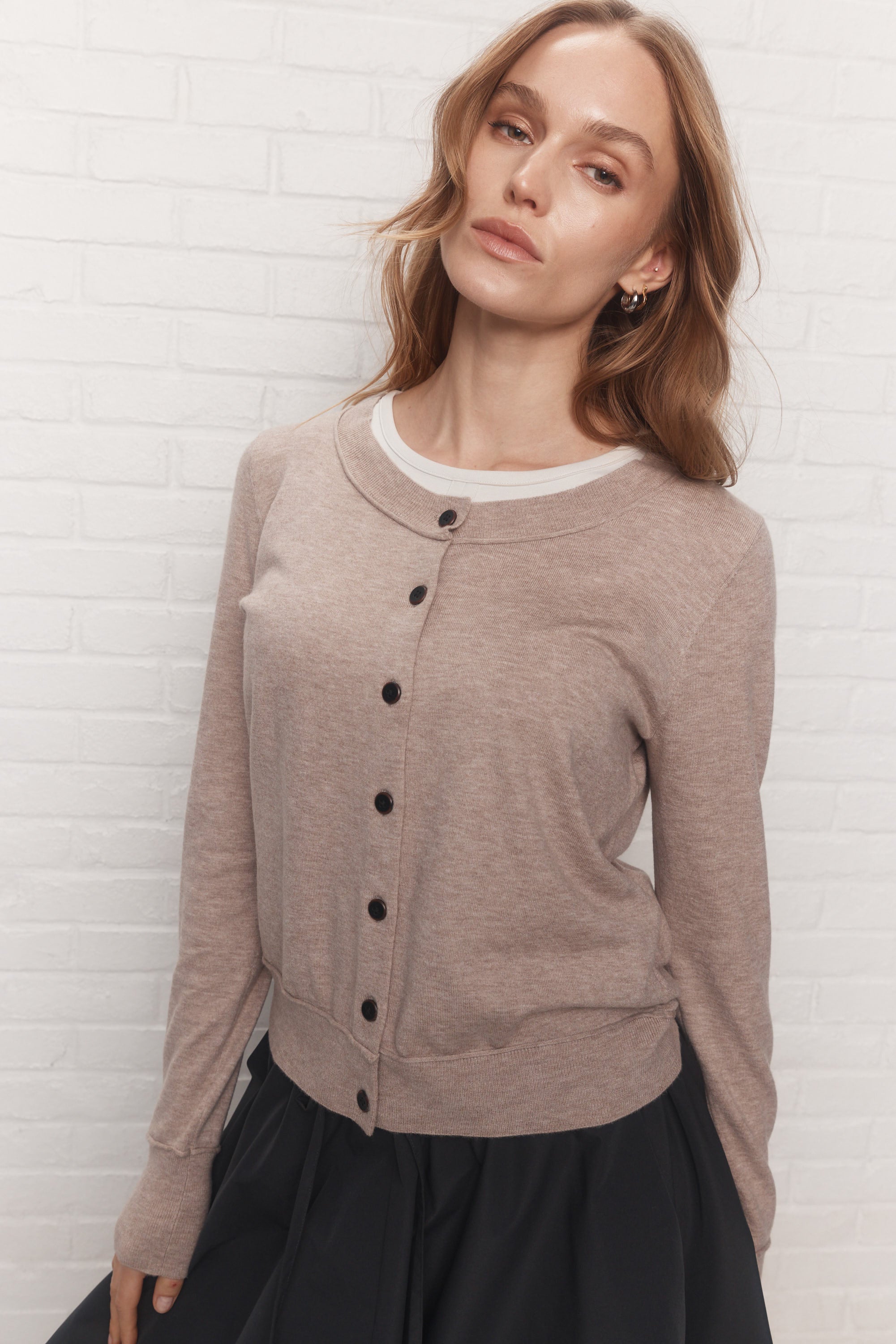 Viviane | Veste brune