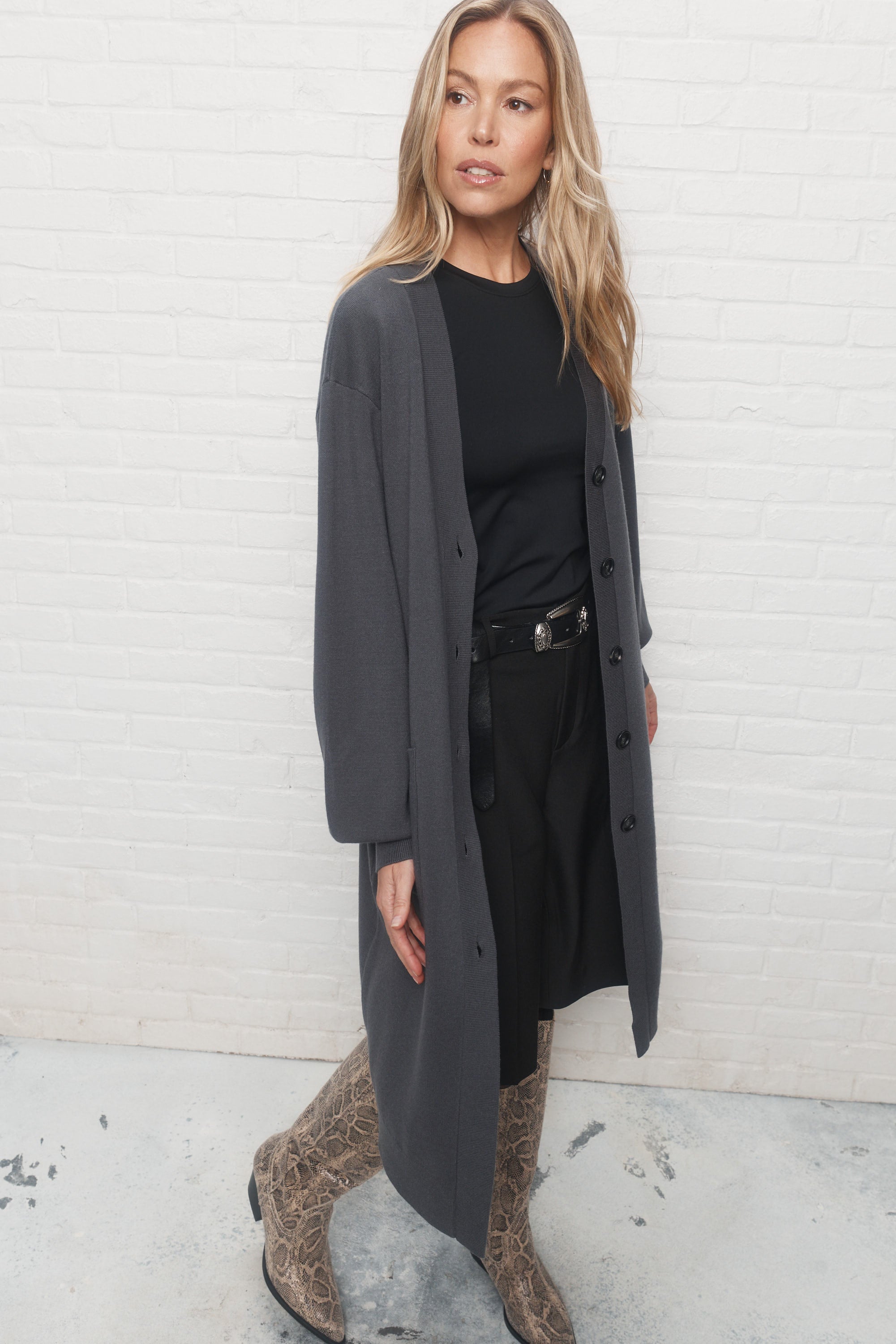 Gladys | Grey cardigan