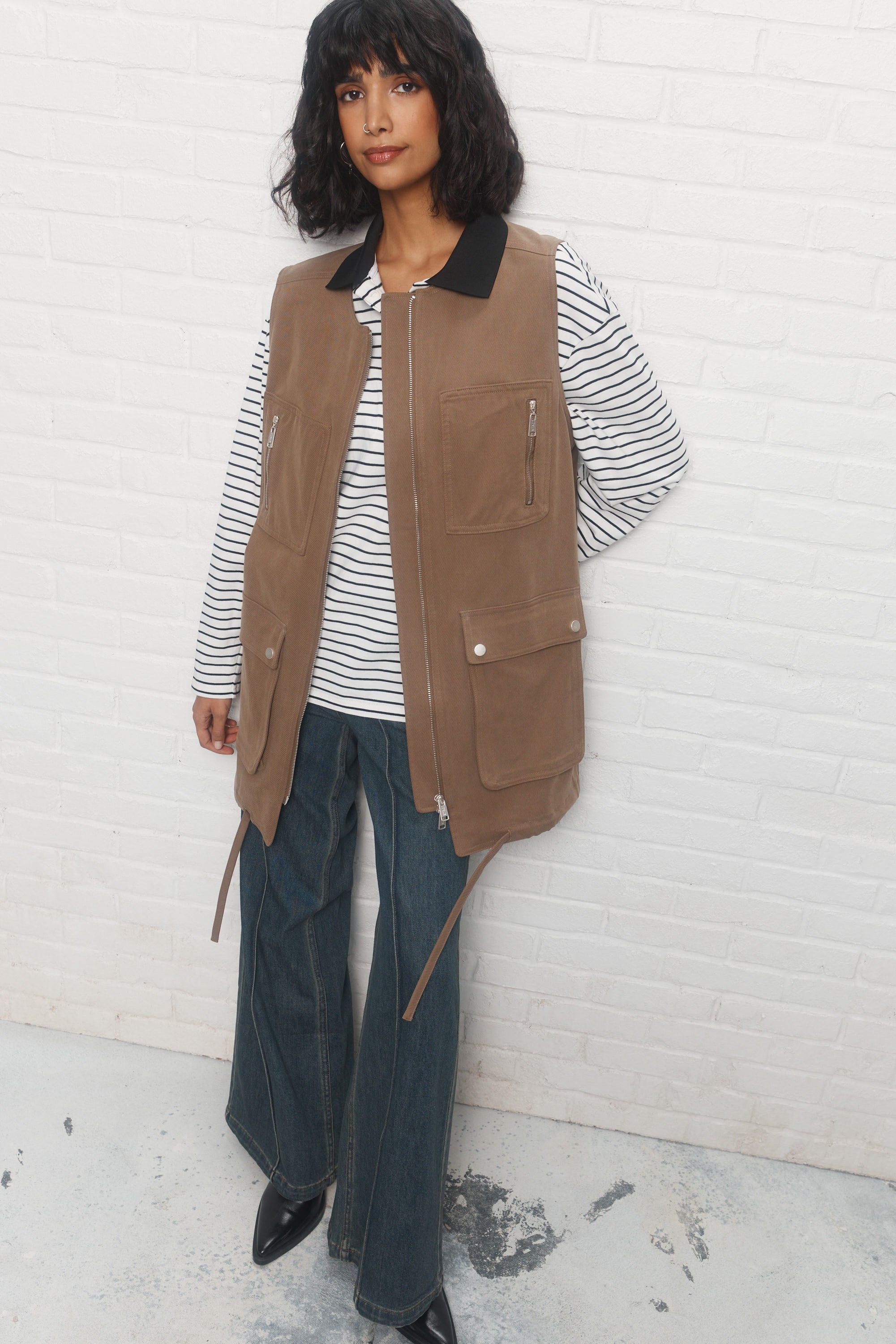 Quentin | Veste brune