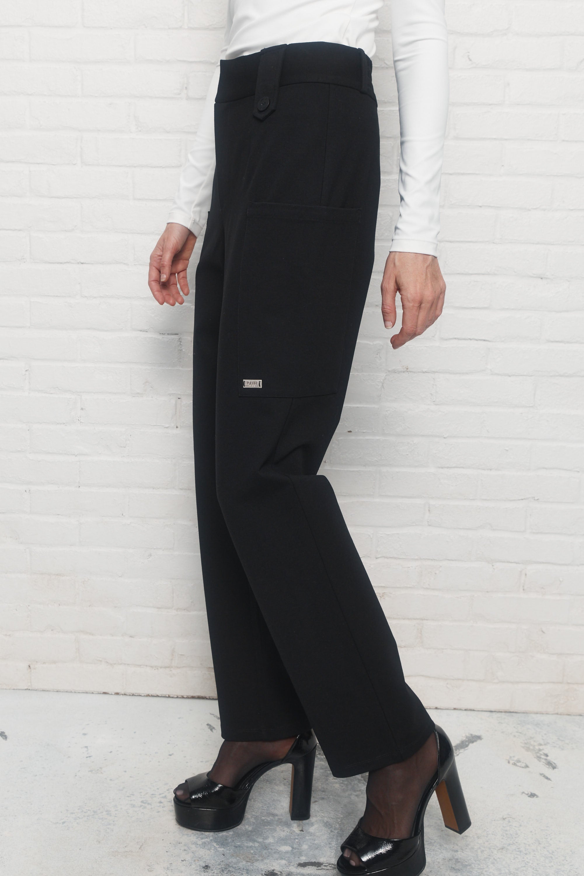 Romy | Pantalon noir
