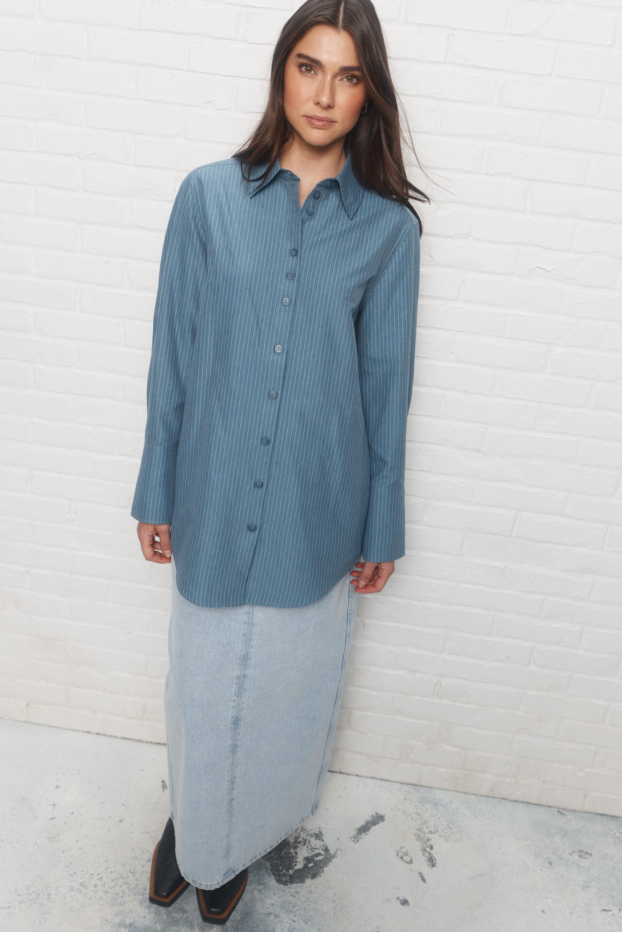 Valentine | Chemise bleue