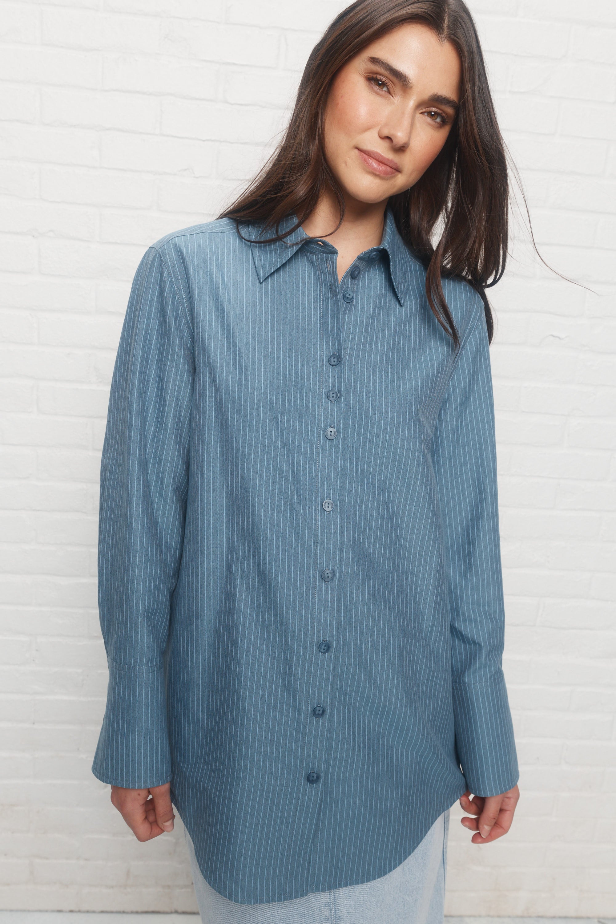 Valentine | Chemise bleue