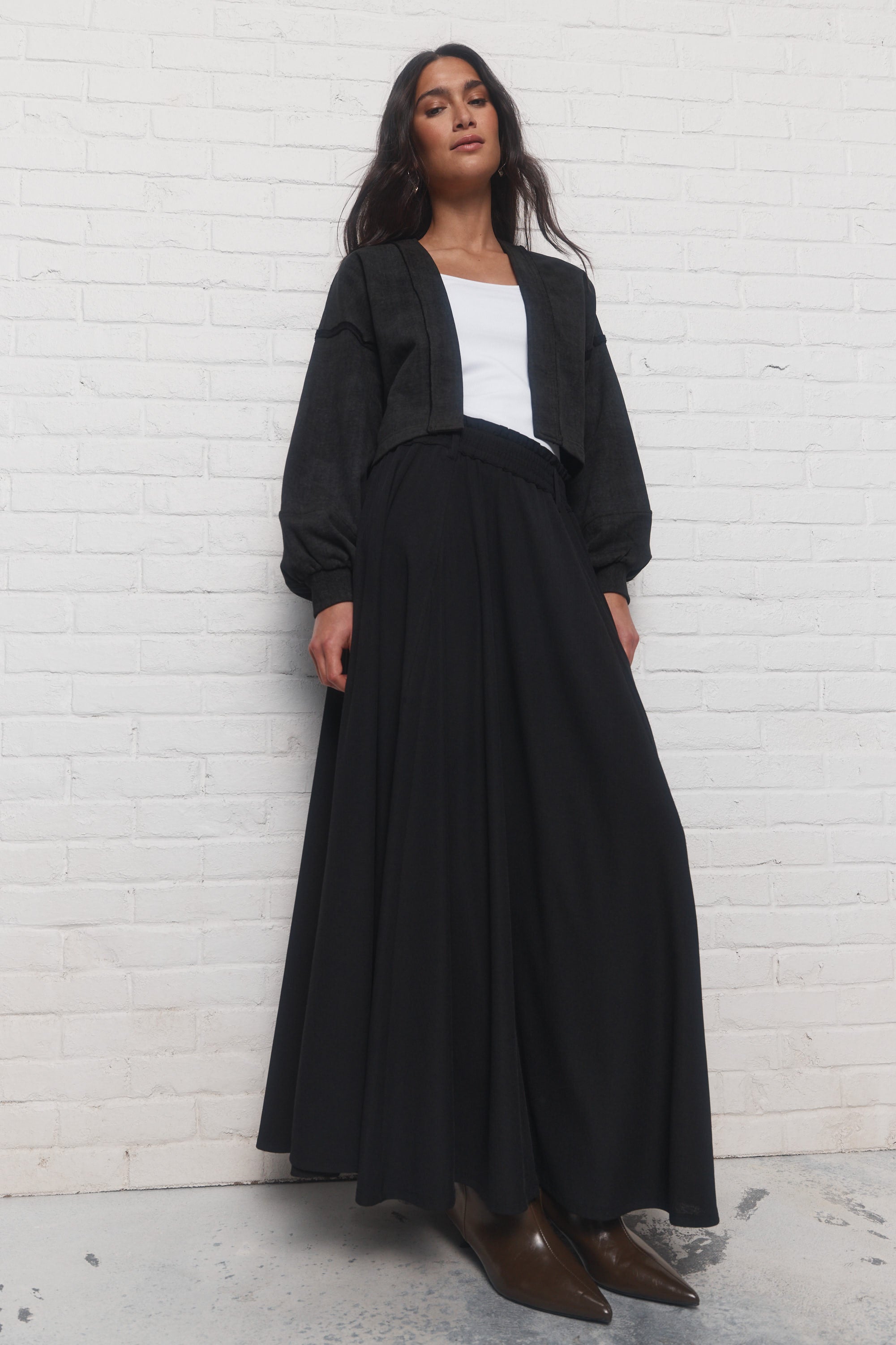 Bestie | Jupe longue noire