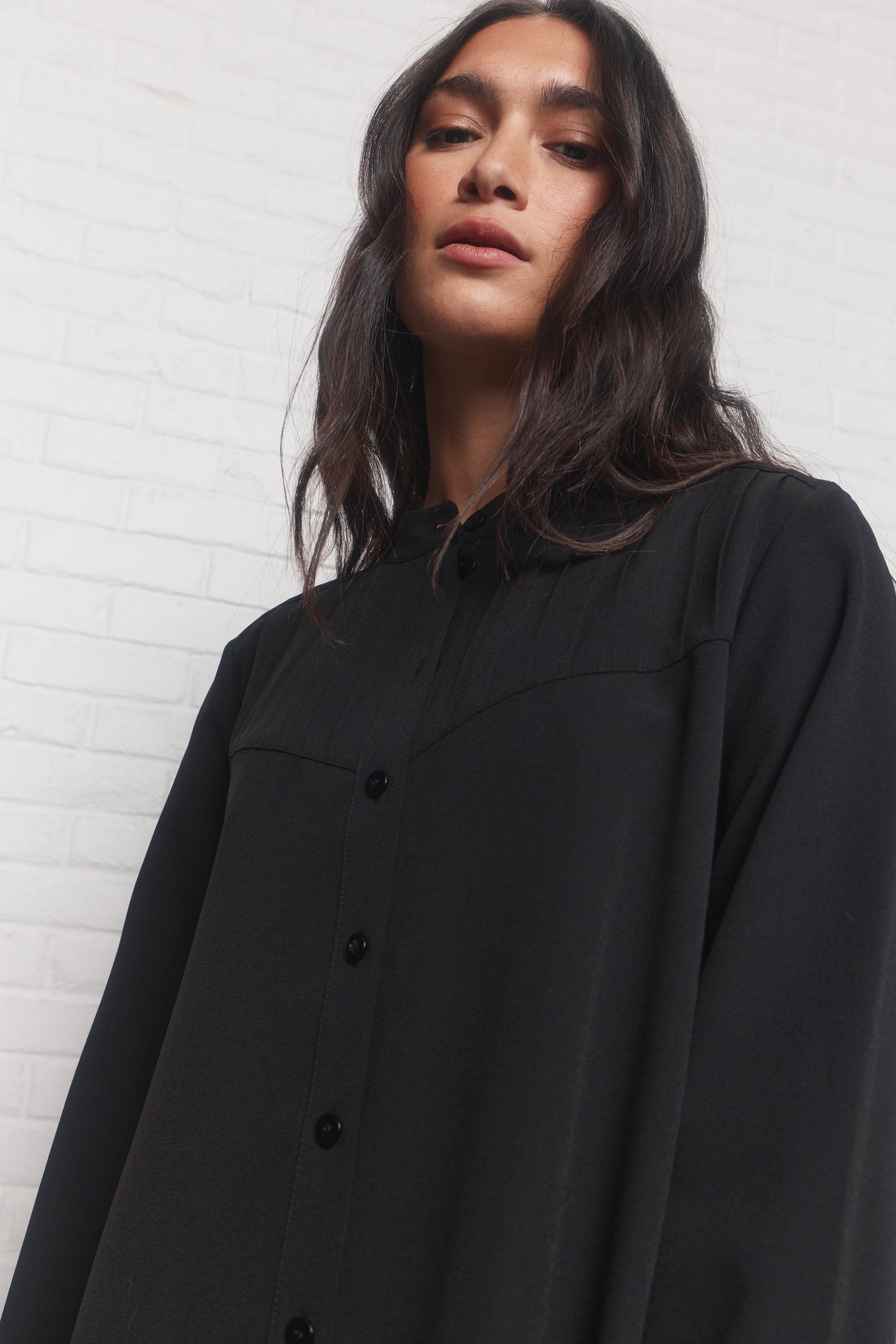 Bush | Longue chemise noire